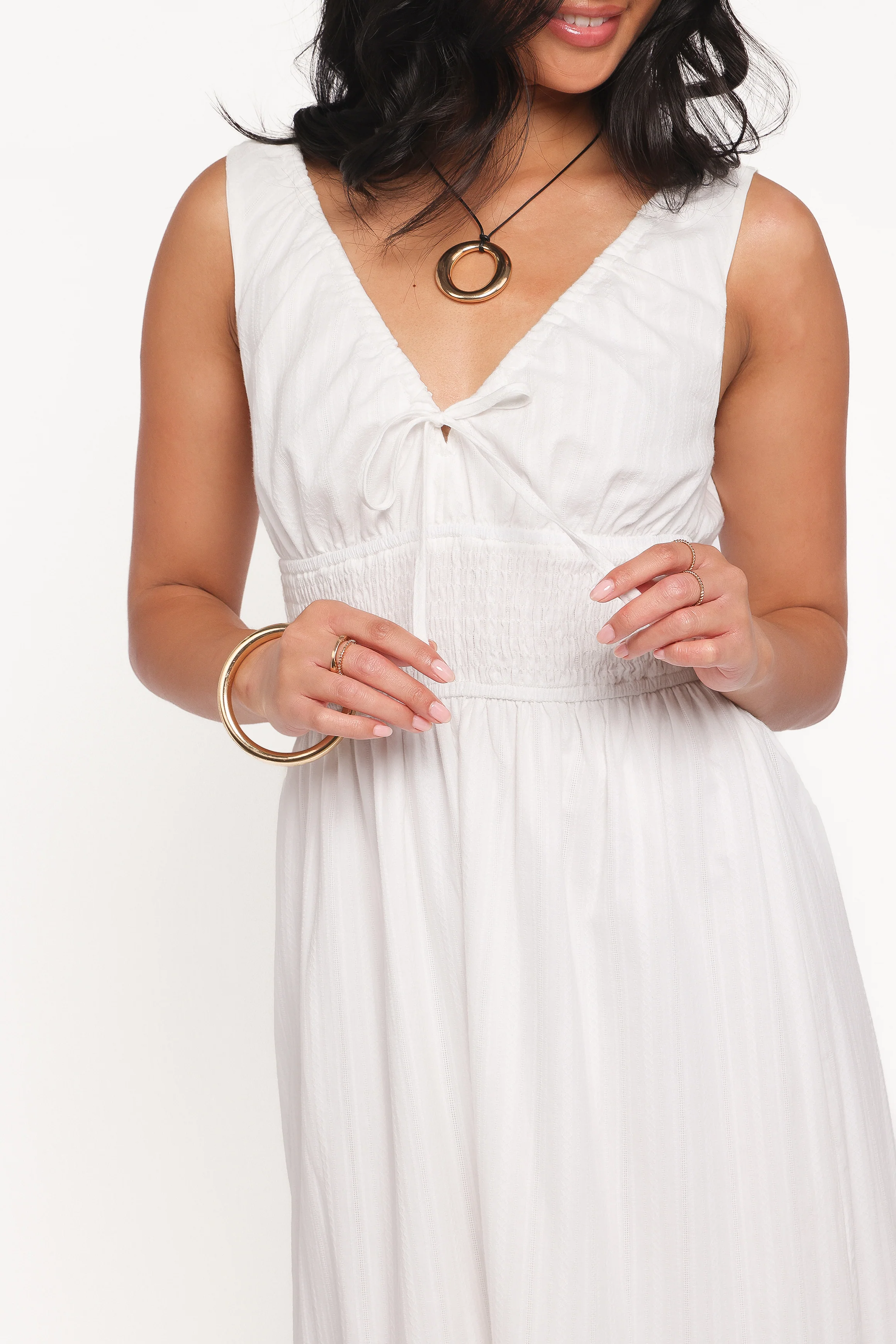 Kayden Maxi Dress - White
