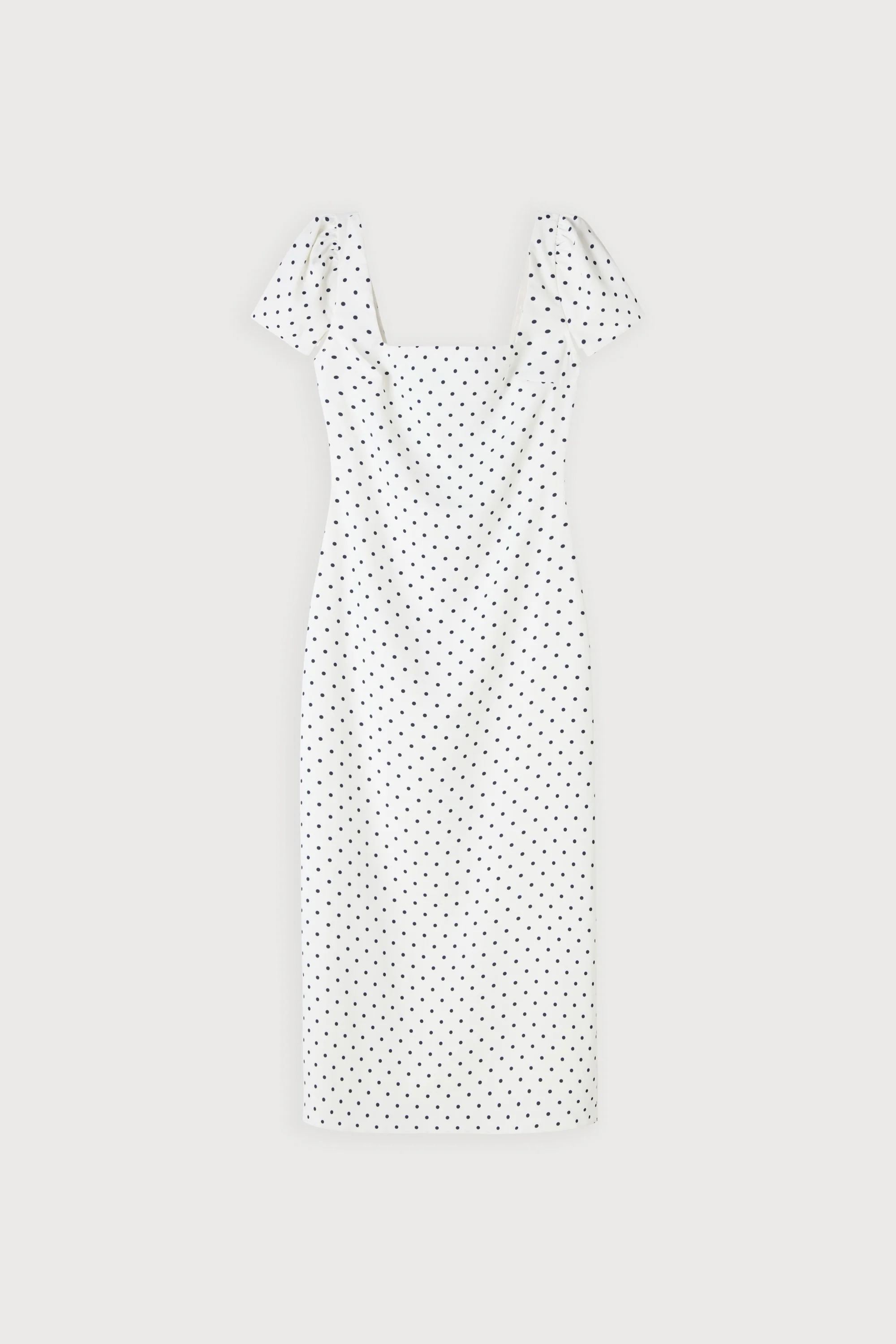 Square Neck Slip Midi Dress