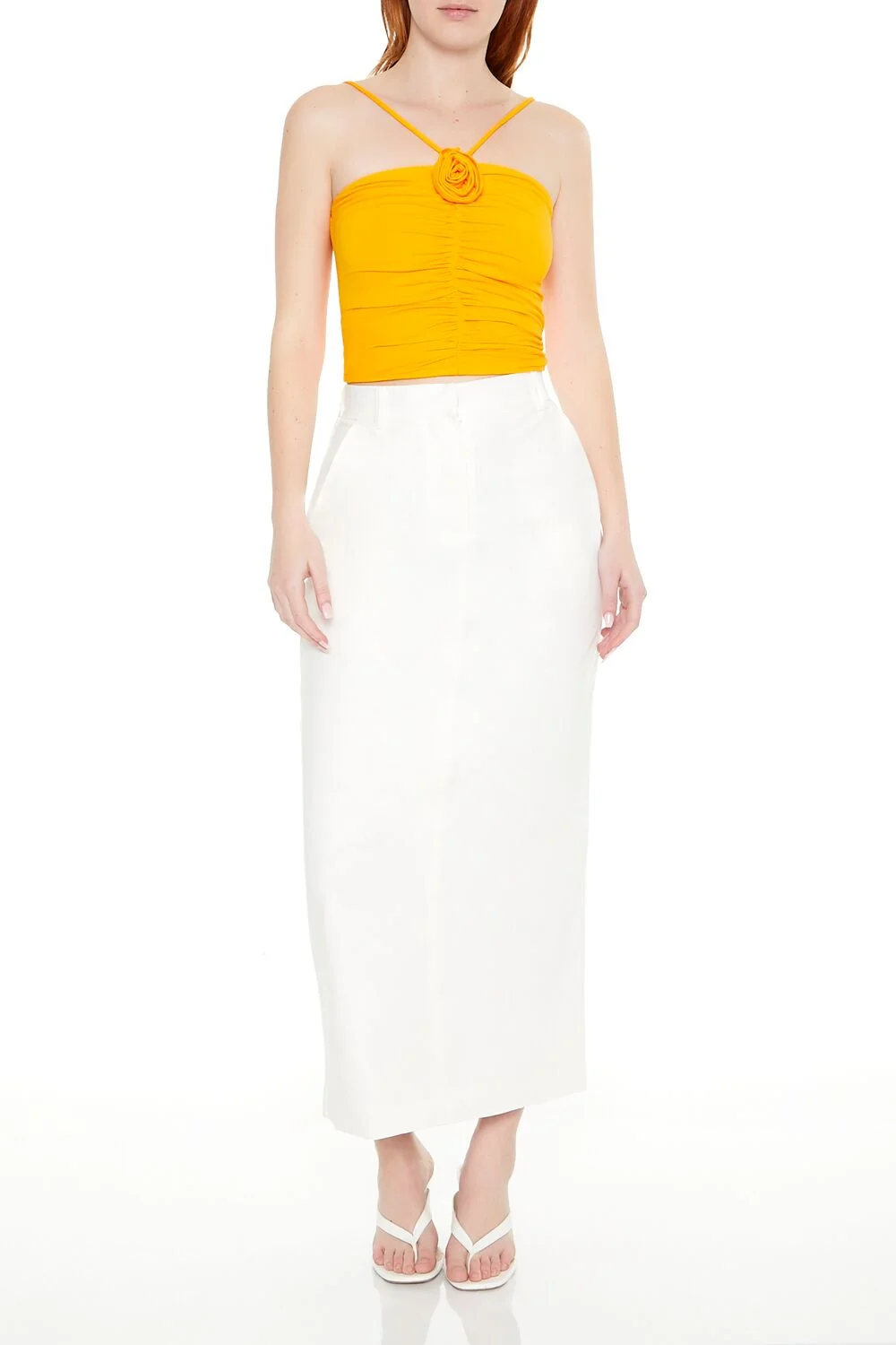 Cropped Rosette Cami