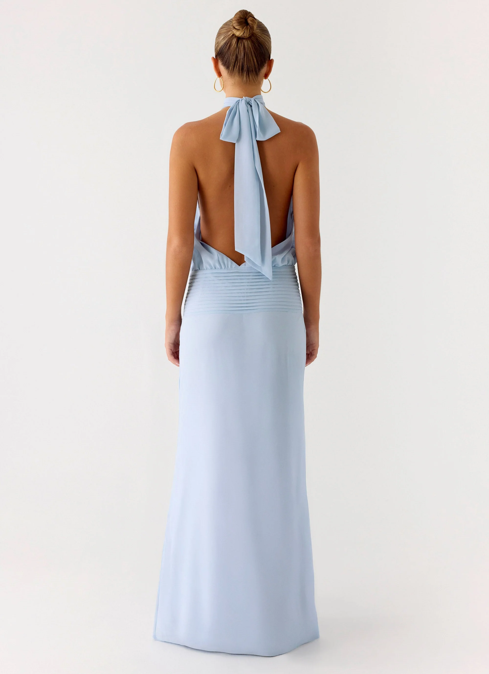 Lalia Maxi Dress - Pale Blue - luluinthesky