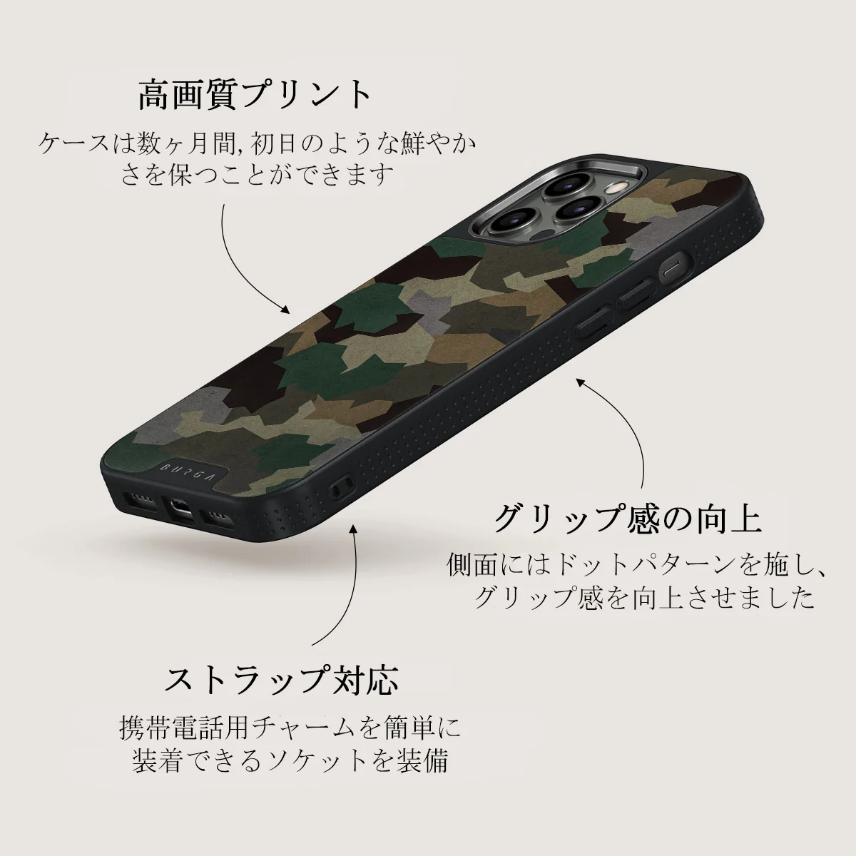 Tropical Green Camo - iPhone 12 Pro Max ケース