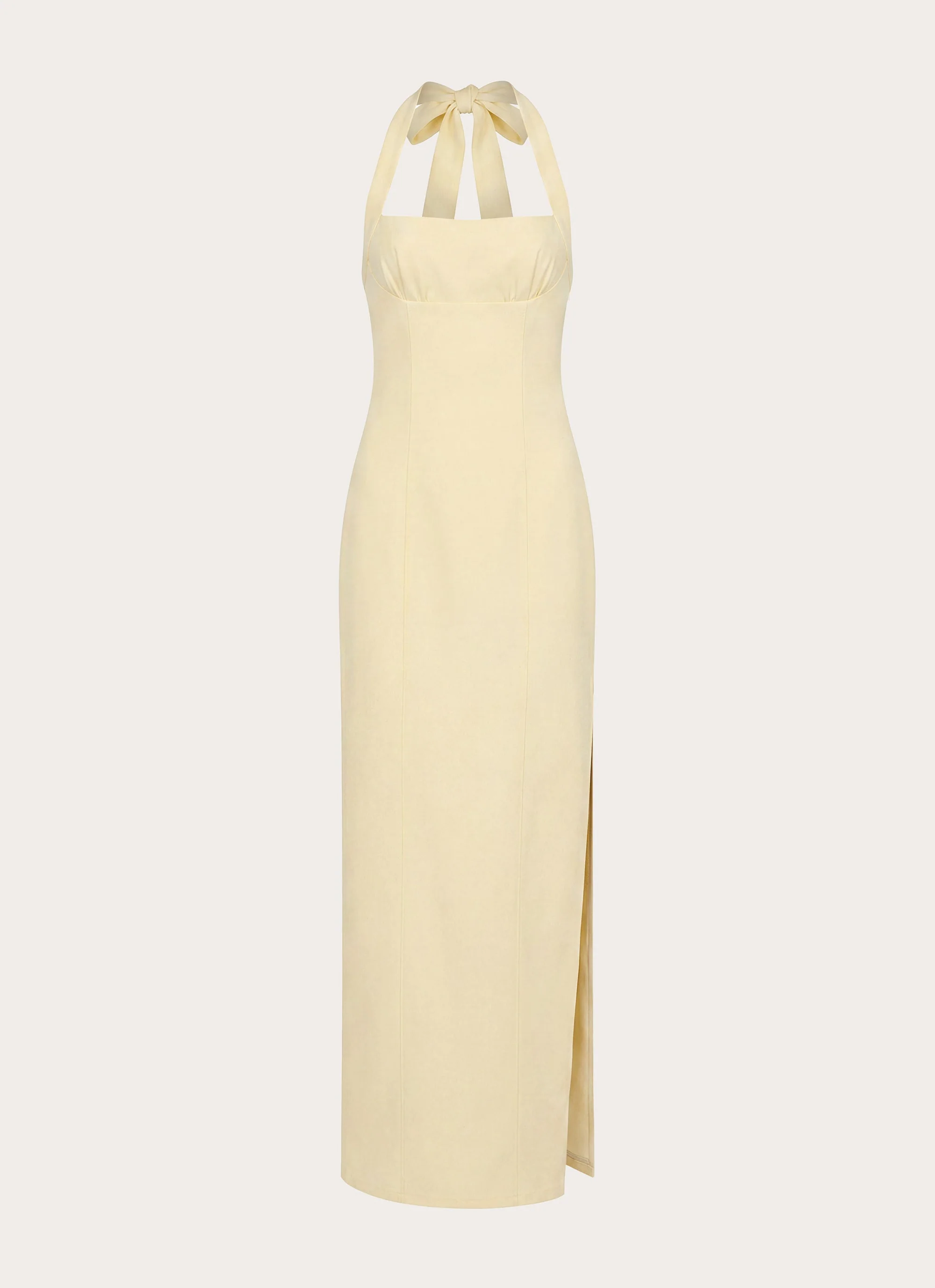 Analeah Maxi Dress - Baby Yellow - luluinthesky