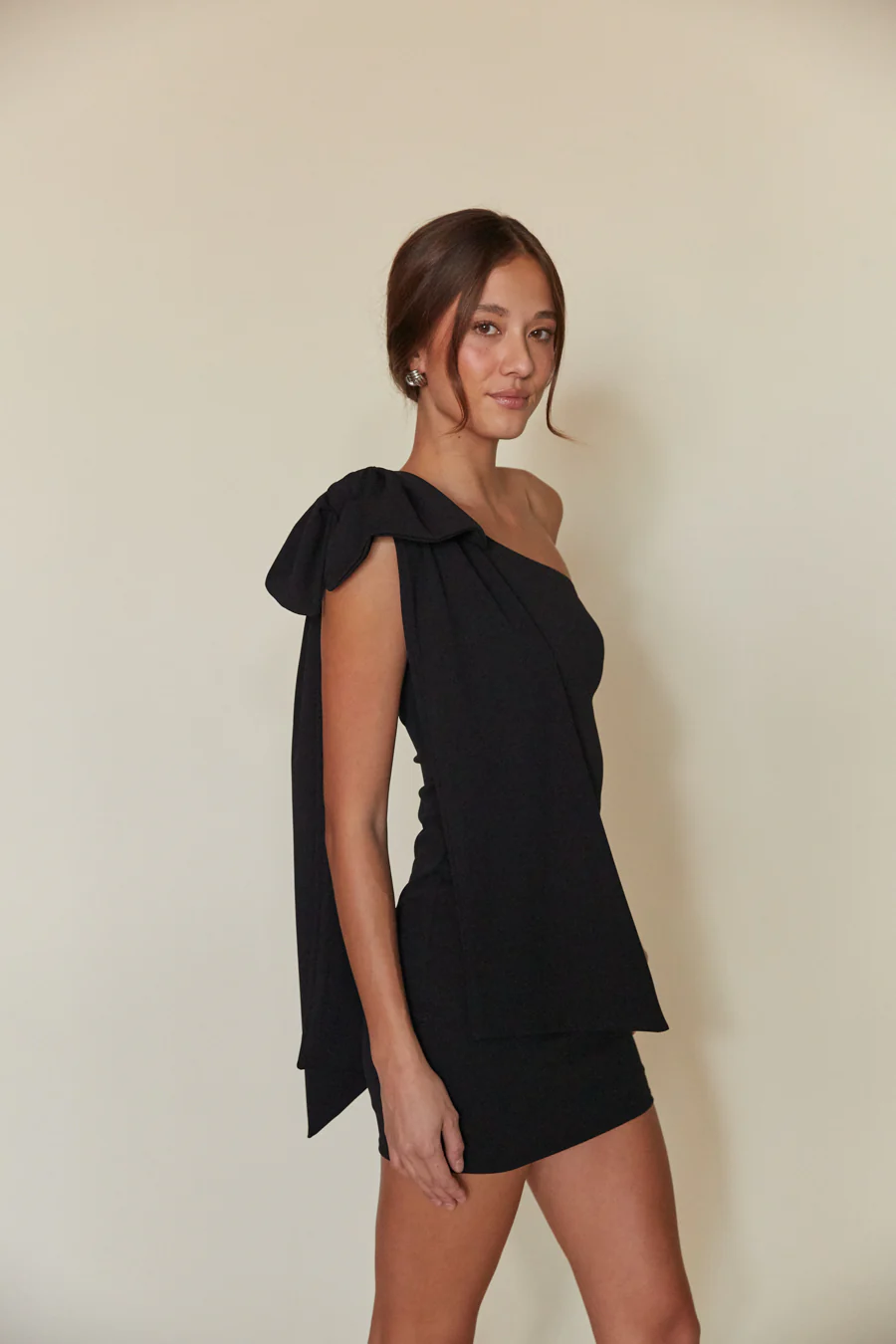 Mischa Bow Bodycon Mini Dress - luluinthesky