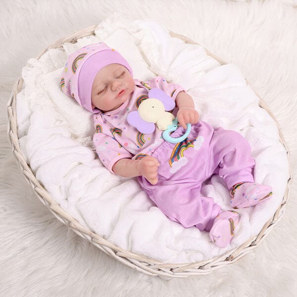 TrueHeart Treasures Dream Weavers Collection Weighted Reborn Lifelike Baby Dolls 3kg (6.61 lb) Baby Aurora