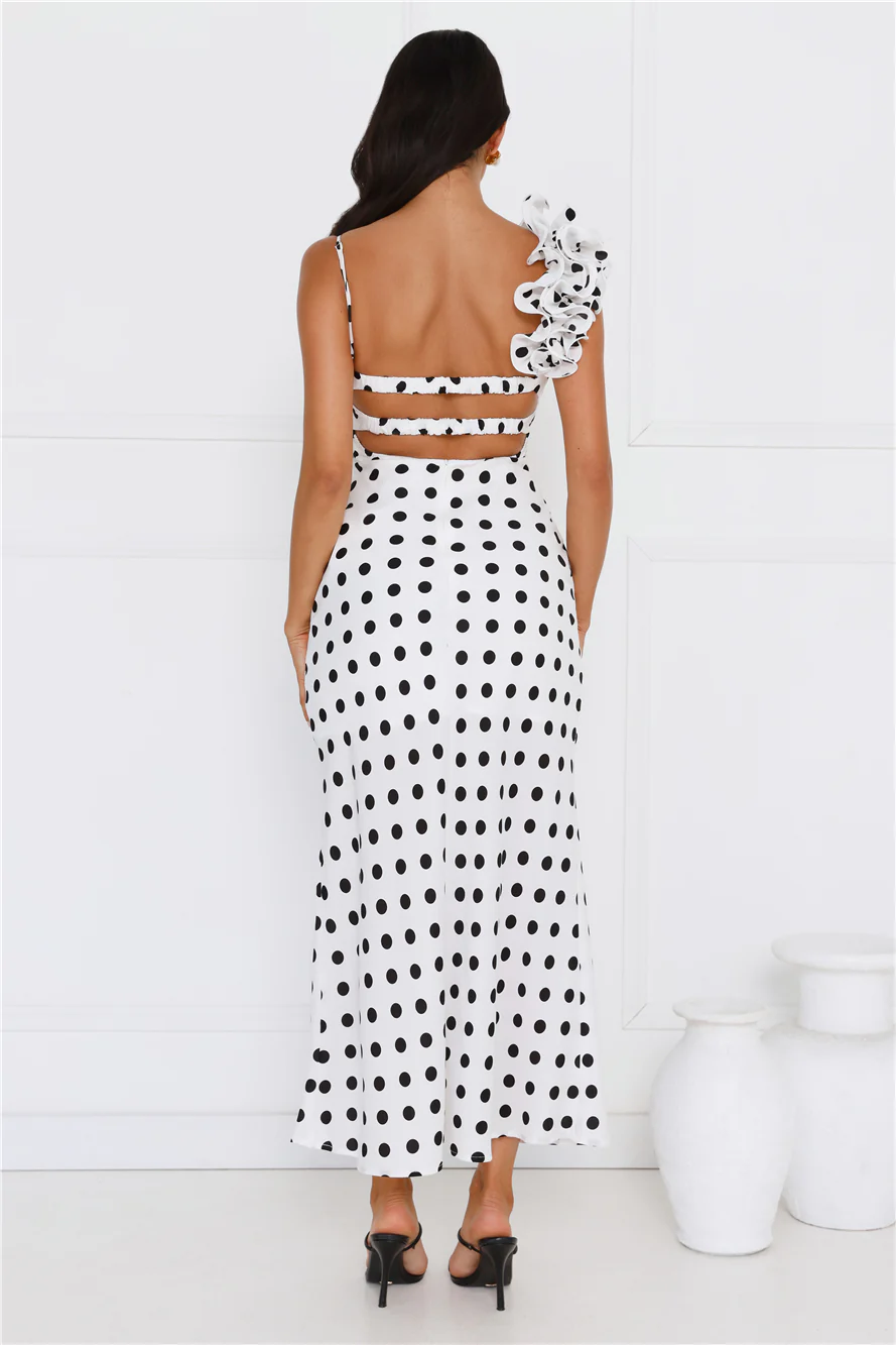 Ashanti Maxi Dress White - luluinthesky