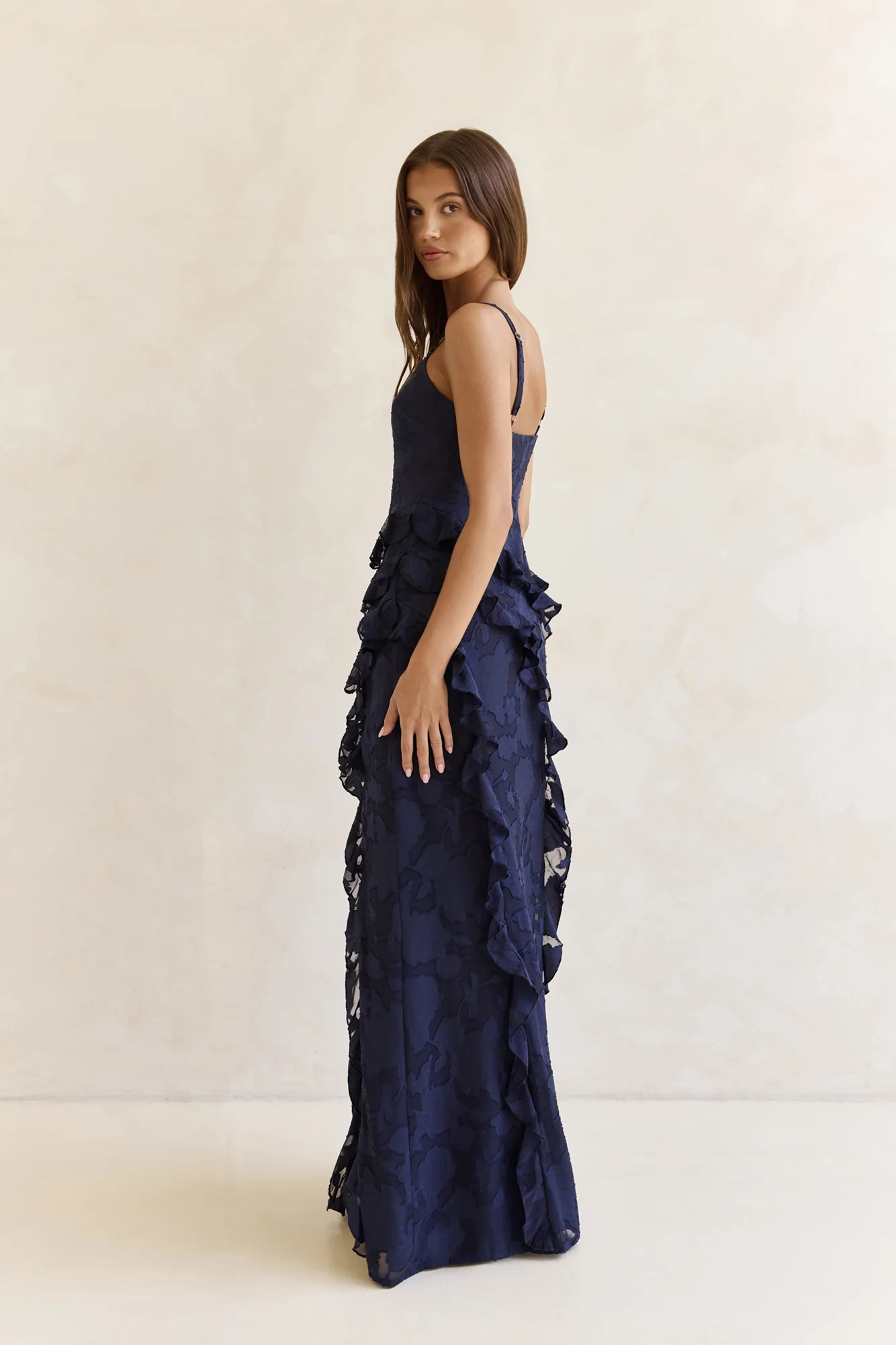 Urban Elegance Maxi Dress Navy - luluinthesky