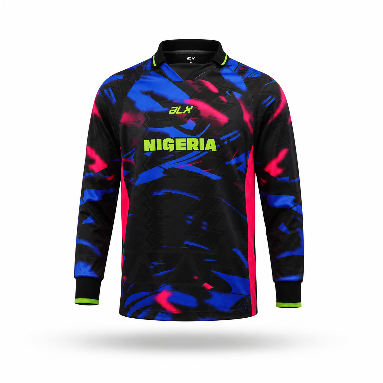 ALX Nigeria Longsleeve Men Jersey Black JXUA03001001
