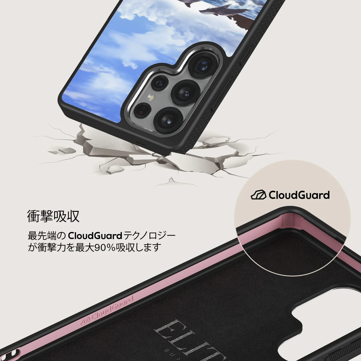 Retro Splash - Samsung Galaxy S25 Ultra ケース