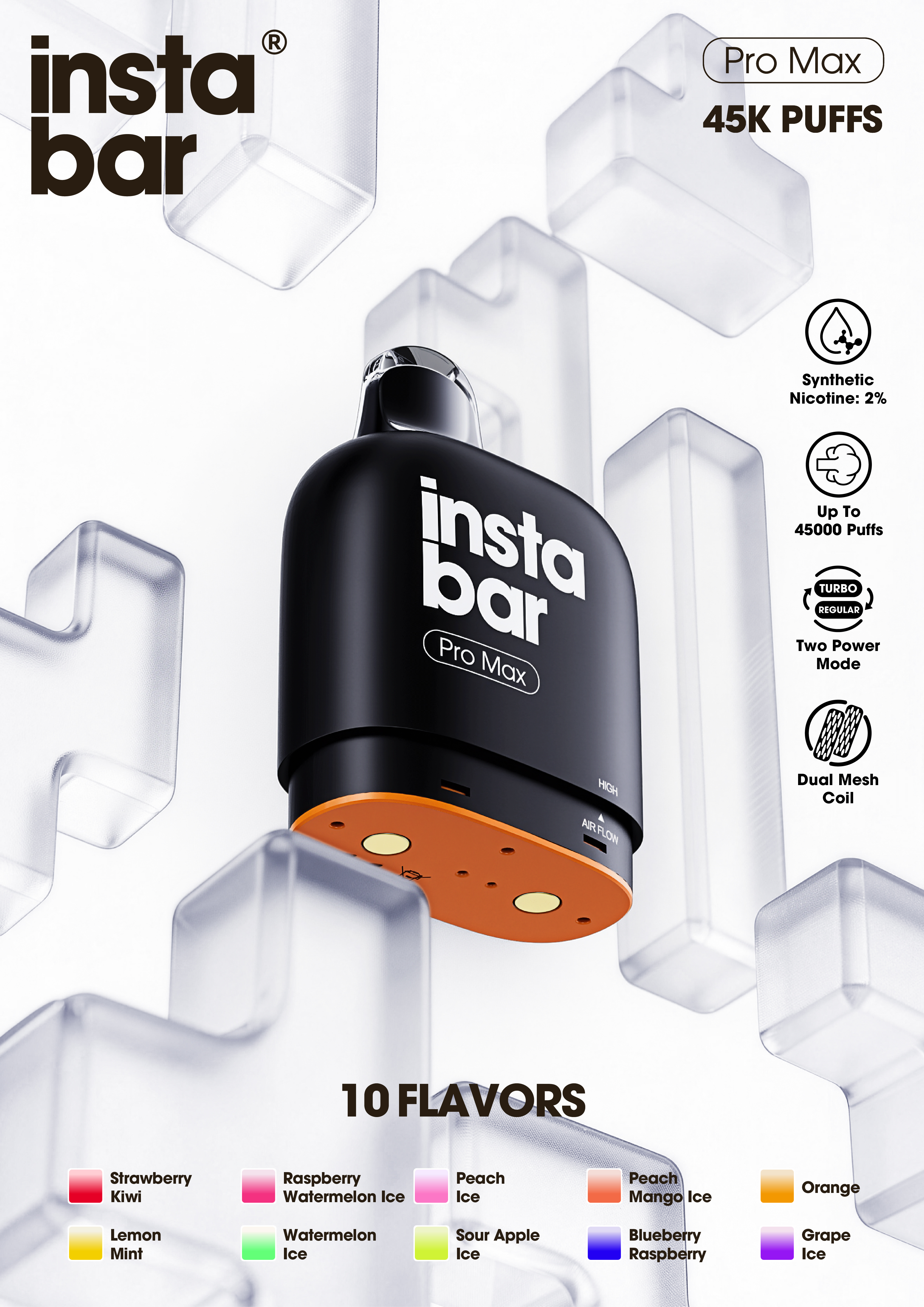 Instabar Pro Max 45K POD