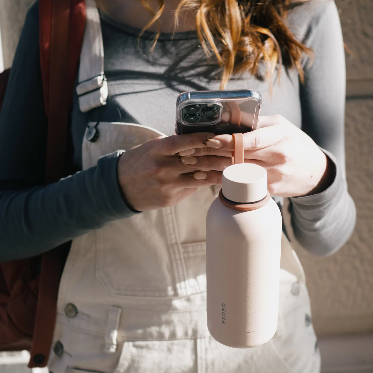 Vogeelle Insulated Reusable Bottle 16 oz - Blush