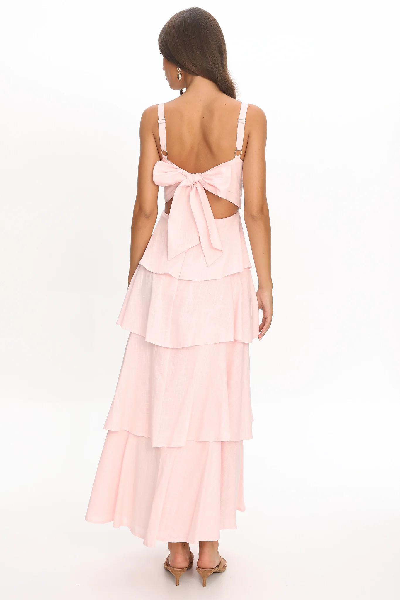 Provence Bloom Tiered Maxi Dress Rosewater - luluinthesky