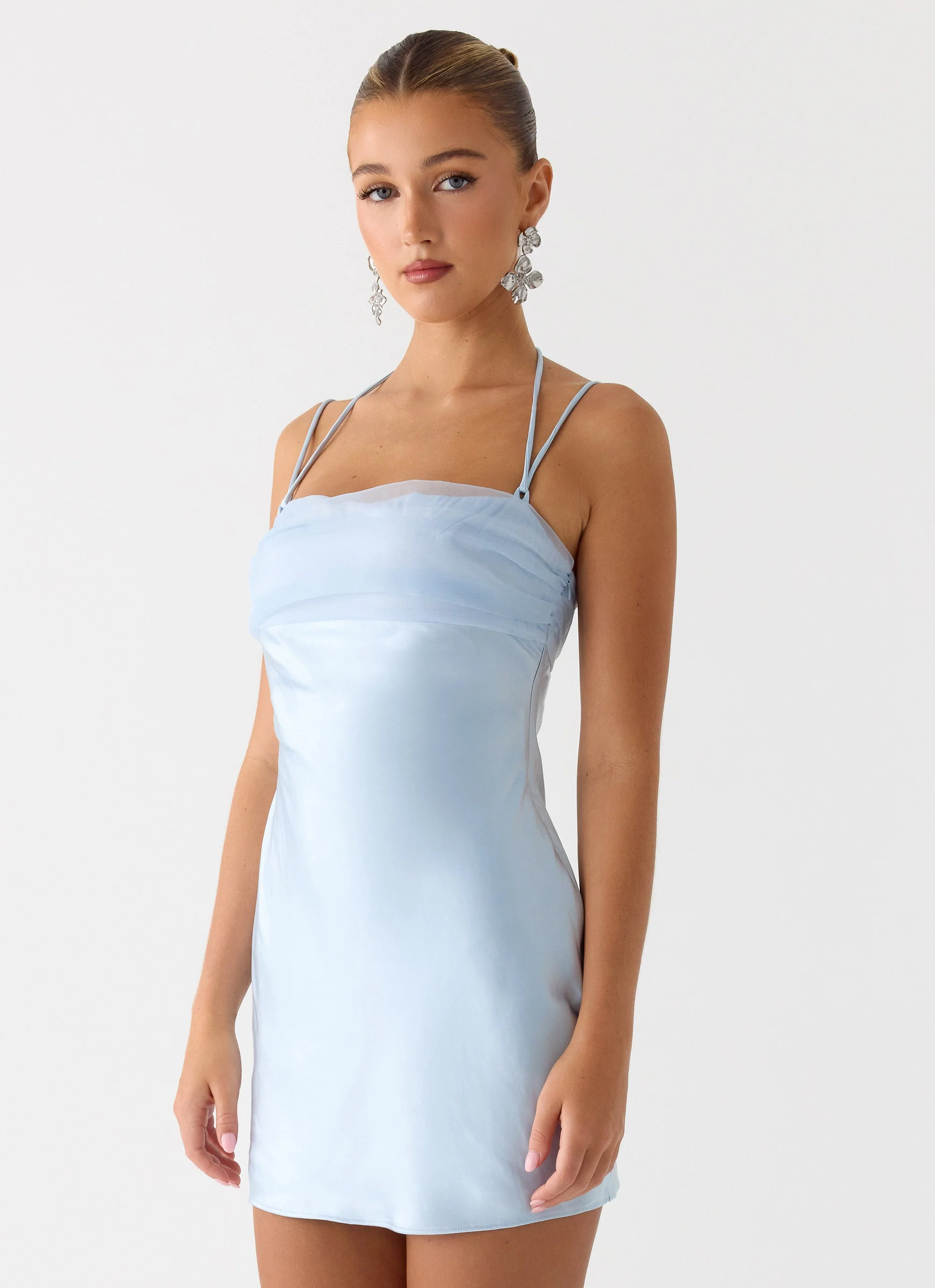 Belize Mini Dress - Blue - luluinthesky