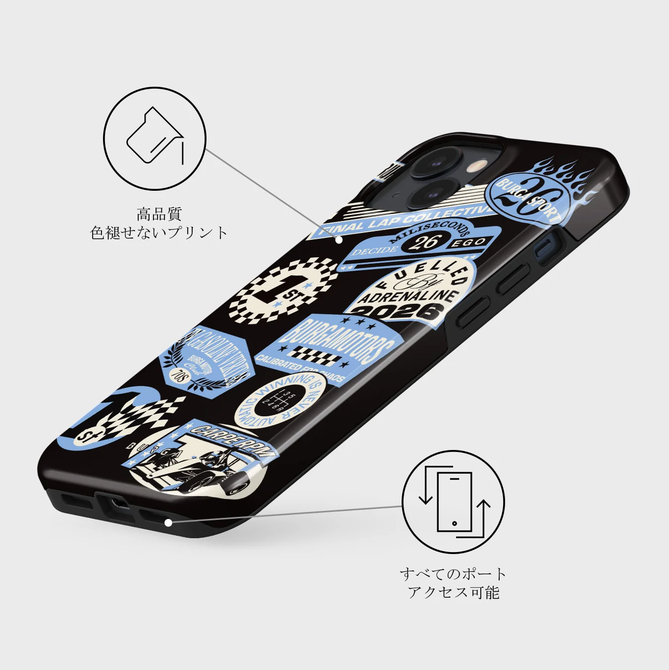 Finish Line - iPhone 13 Mini ケース