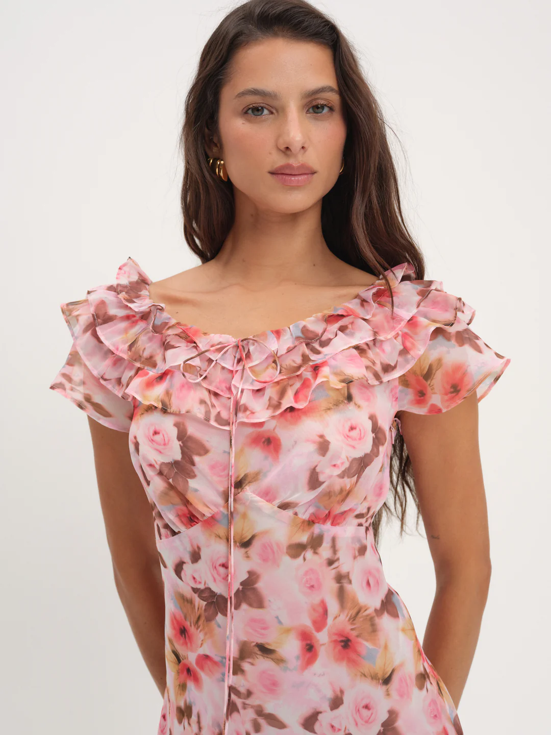 Fallen Floral Maxi Dress
