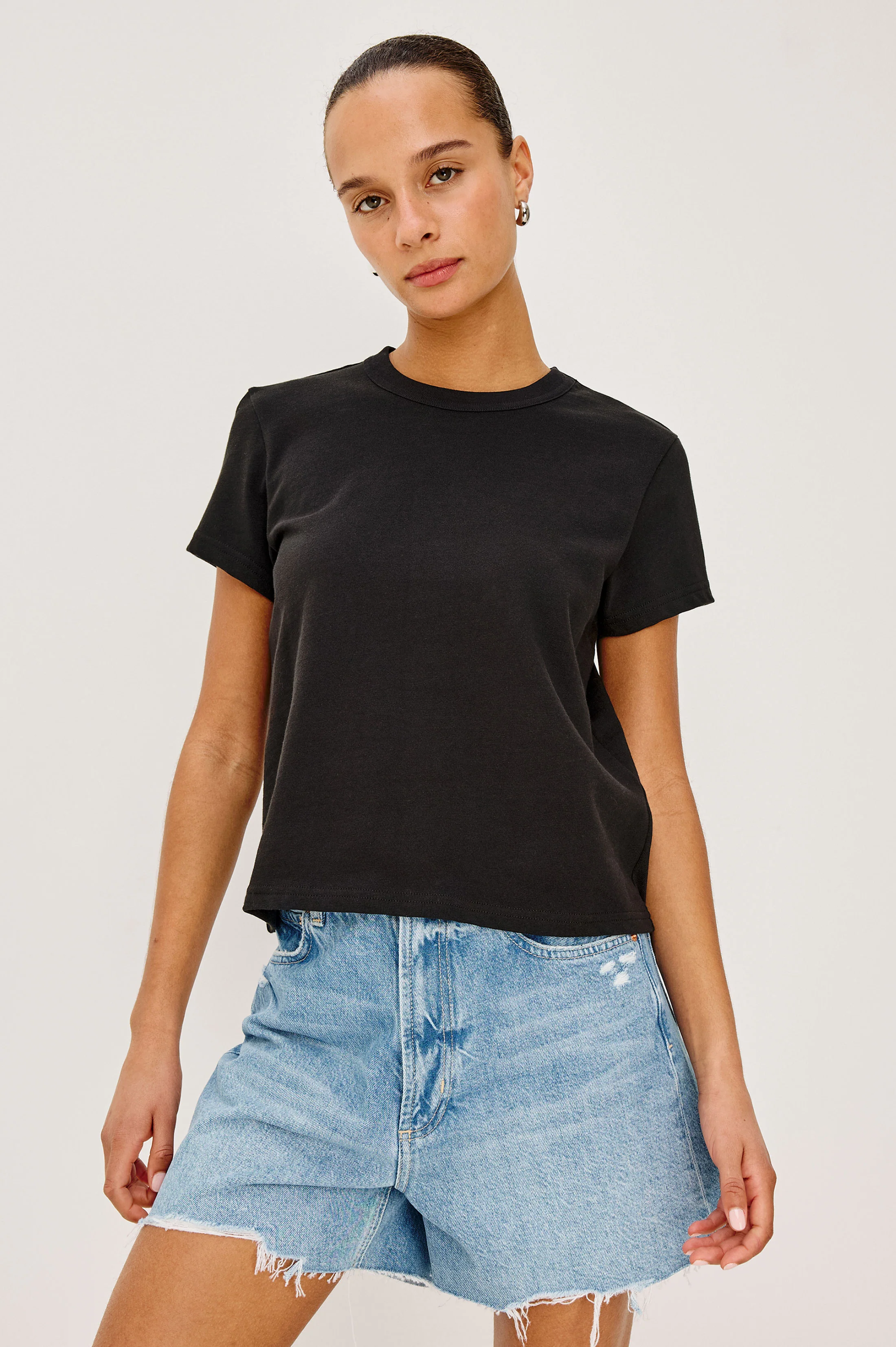 Girlfriend T-Shirt -  Black