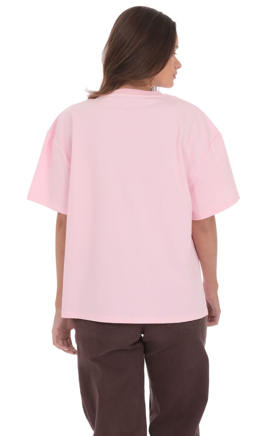 LA Graphic T-Shirt in Pink