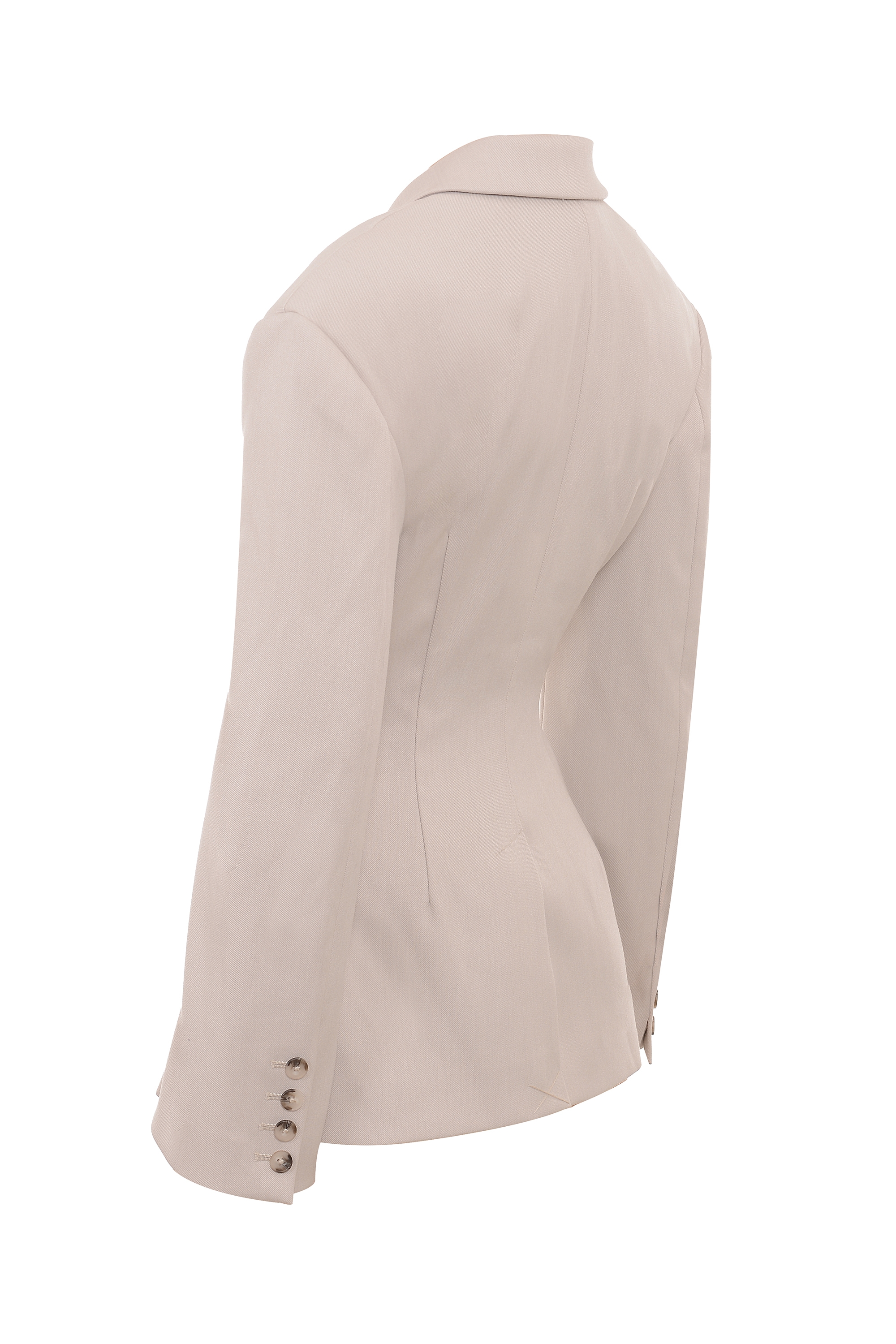 Beige Hourglass Blazer