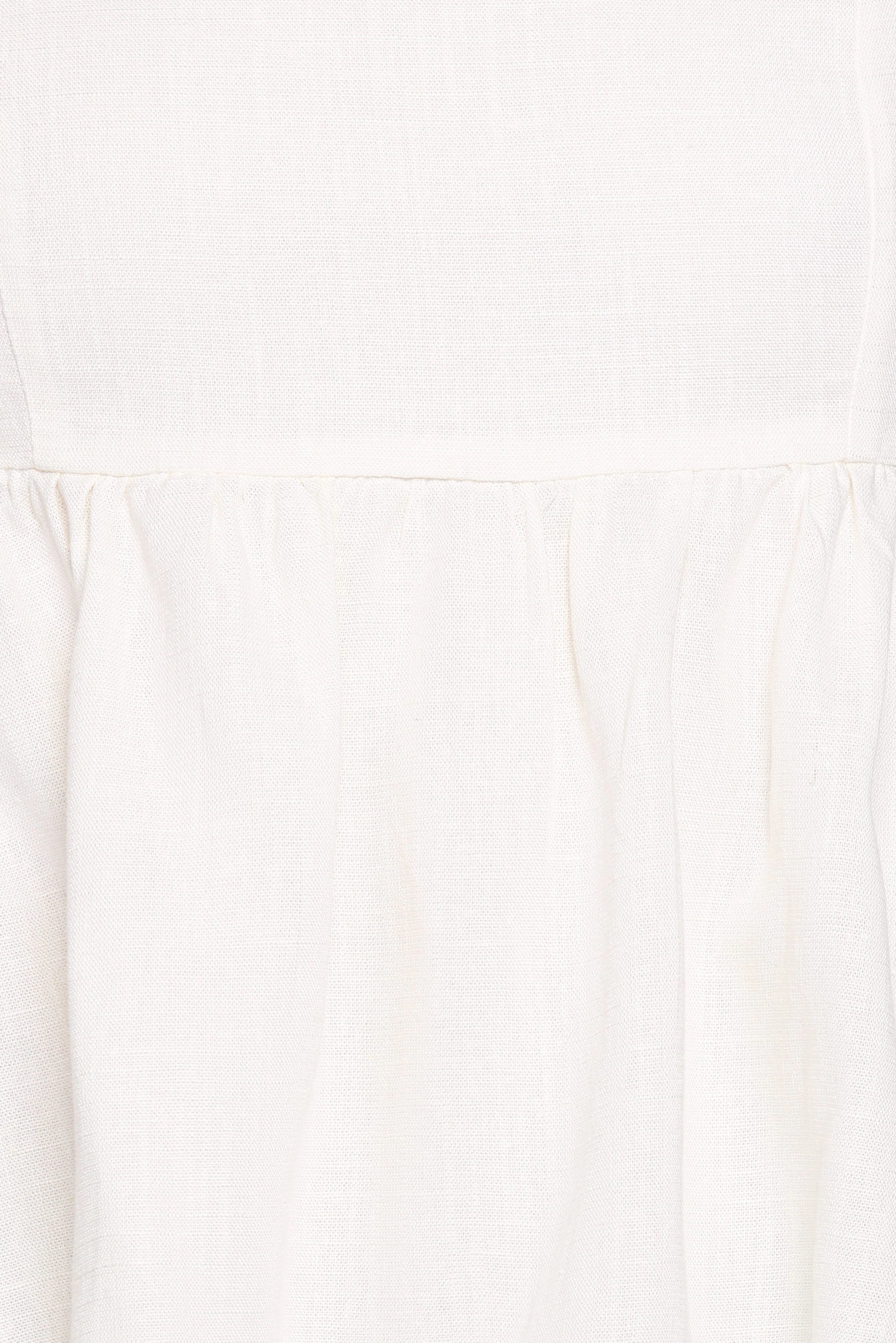 Zephyra Baby Doll Top - White