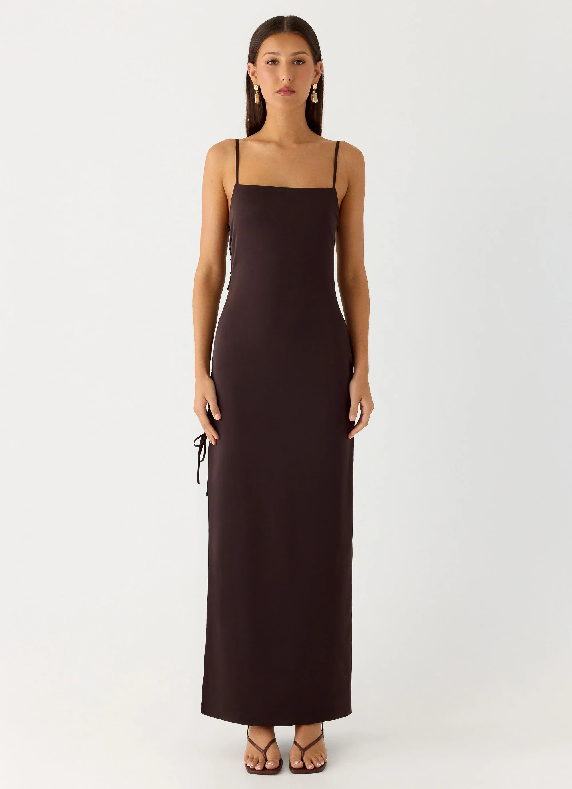 Hartwell Maxi Dress - Chocolate