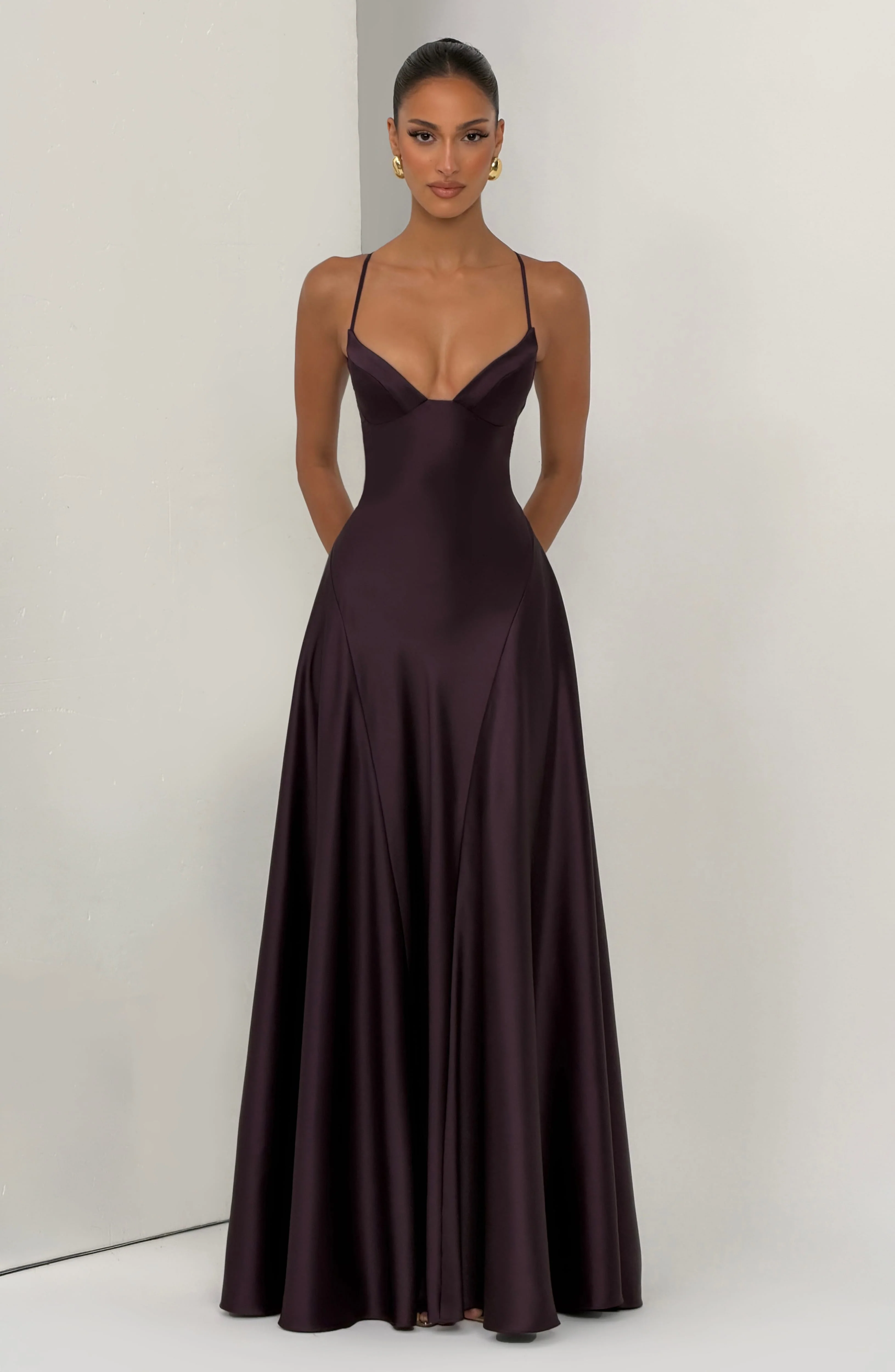 Asterin Maxi Dress - Plum