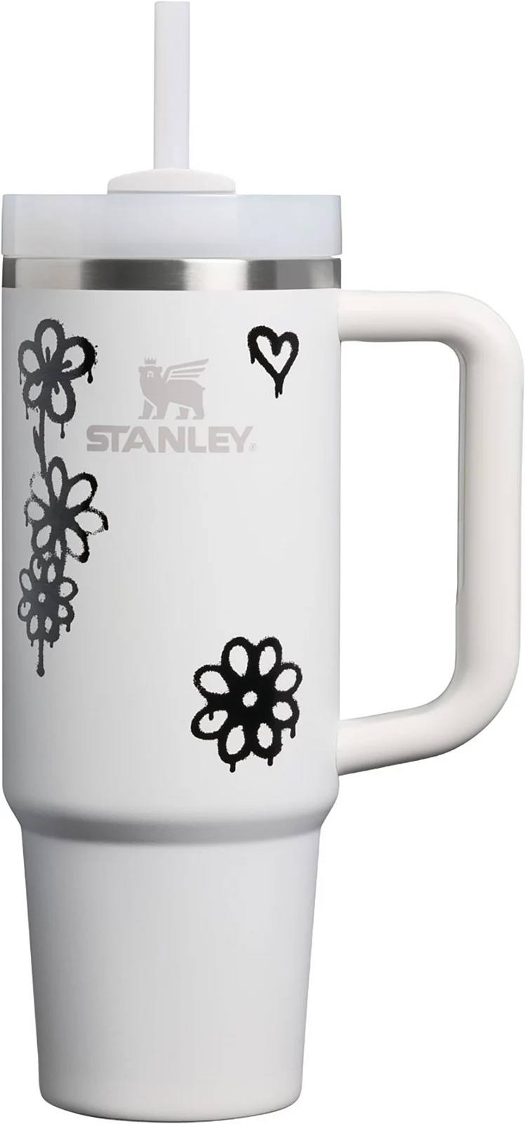 Stanley 30 oz. Quencher H2.0 FlowState Tumbler - Stanley Graffiti Garden - Frost Graffiti Floral