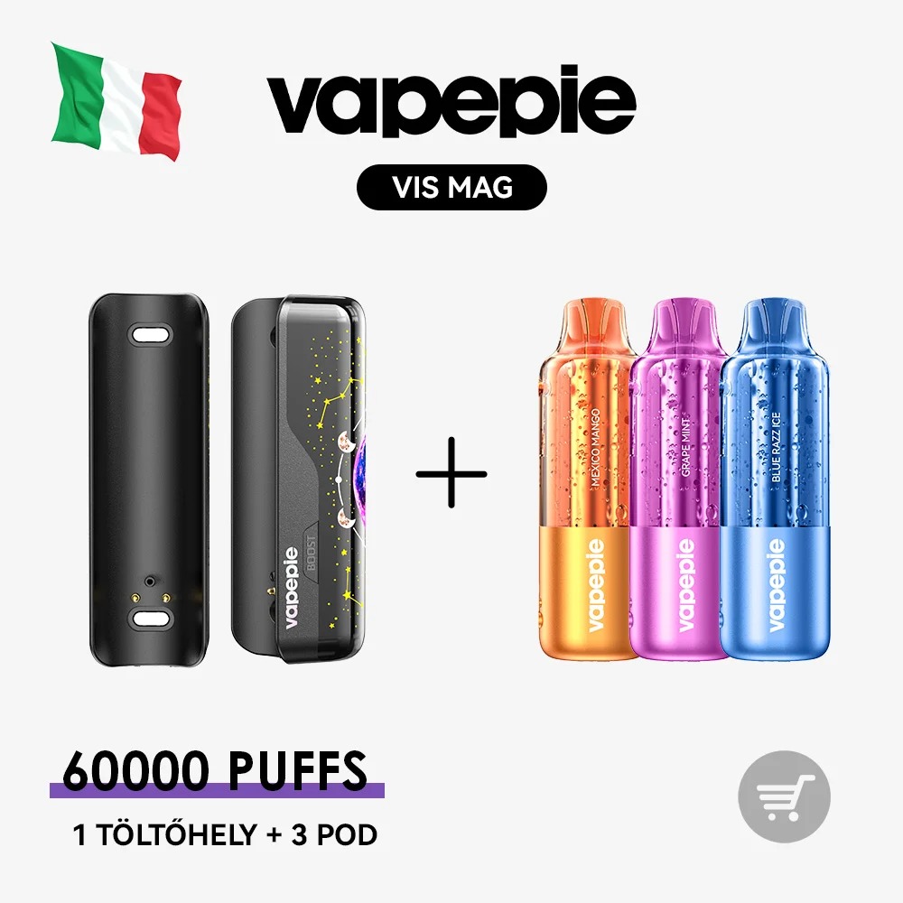 🚀 VAPEPIE VIS MAG 60000 Slukk--1 charging slot + 3/5/6/10 POD | Taste Adventure Package