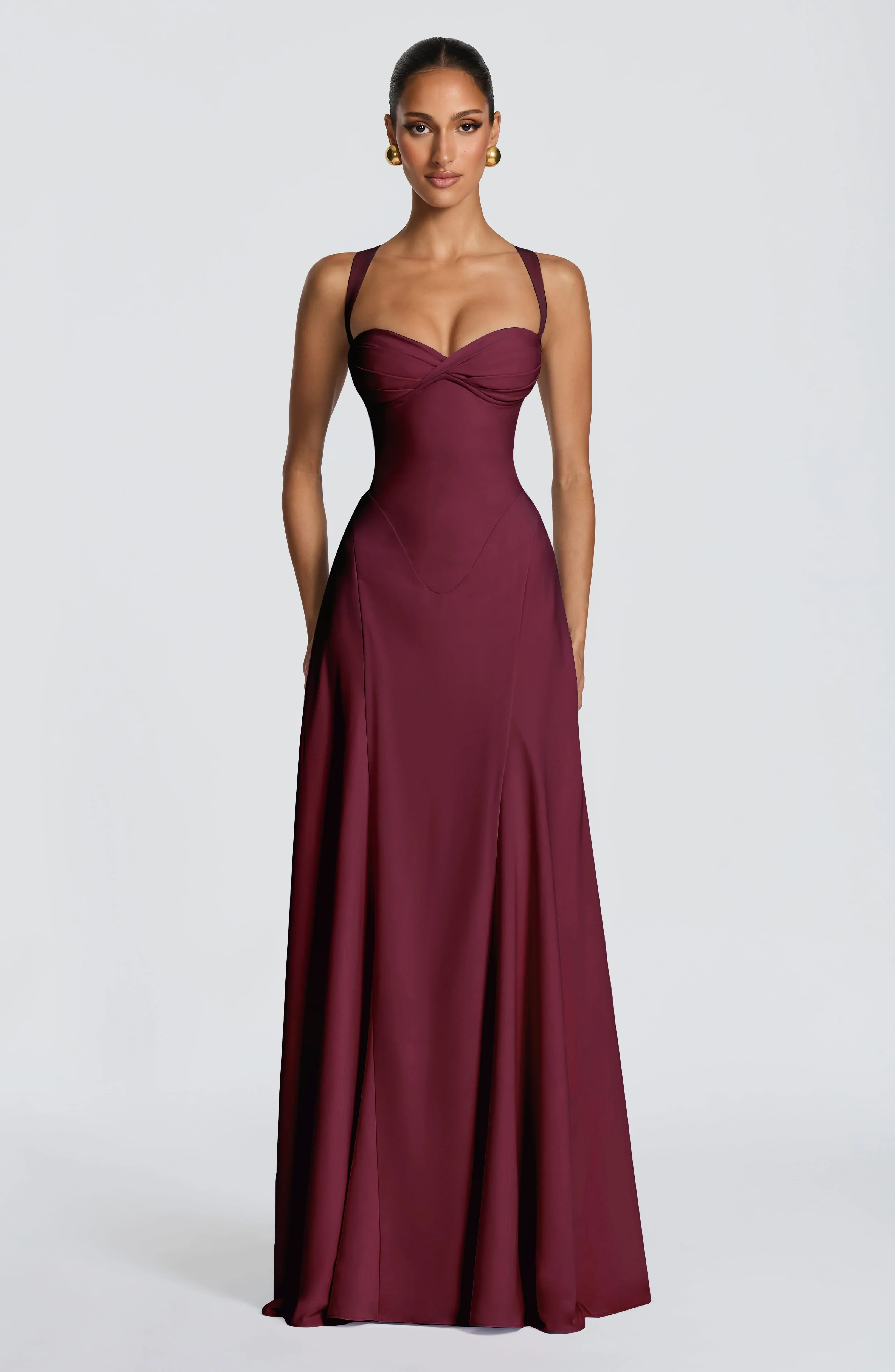 Irie Maxi Dress - Cherry Lacquer
