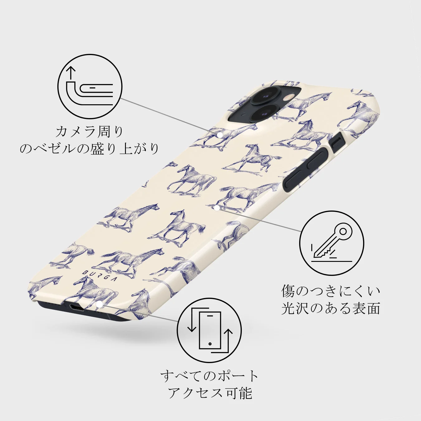 Derby Race - iPhone 13 Mini ケース