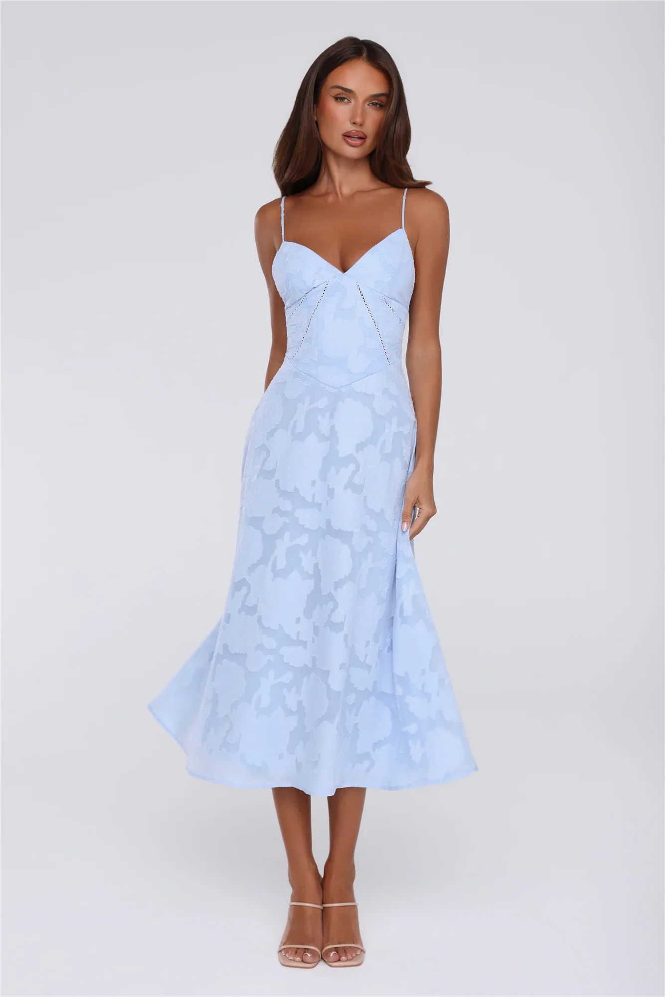 Tide Kissed Midi Dress Blue