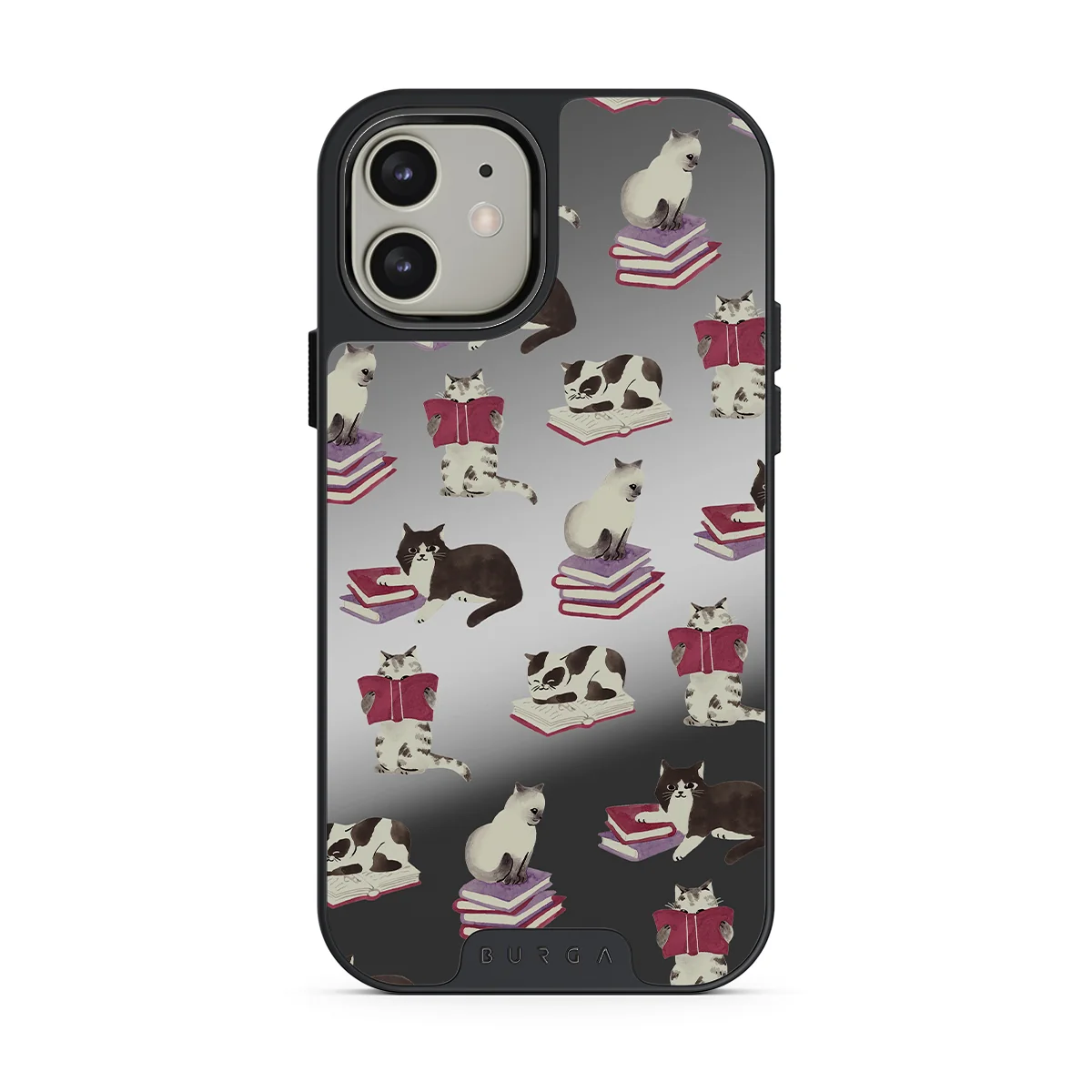 Curious Cat - iPhone 12 ケース