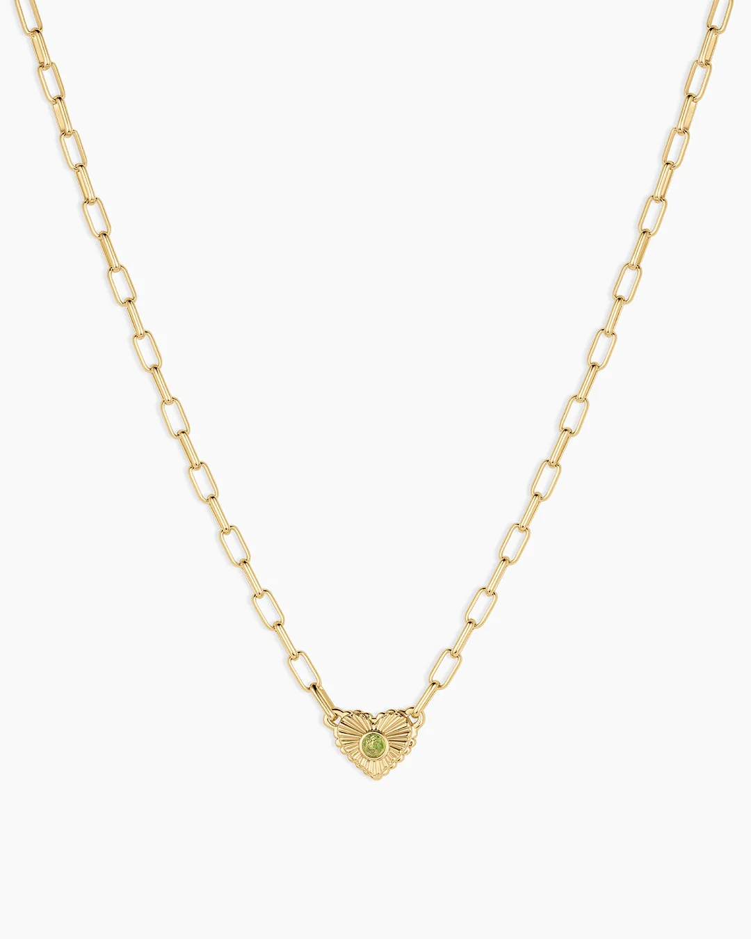 Birthstone Heart Necklace