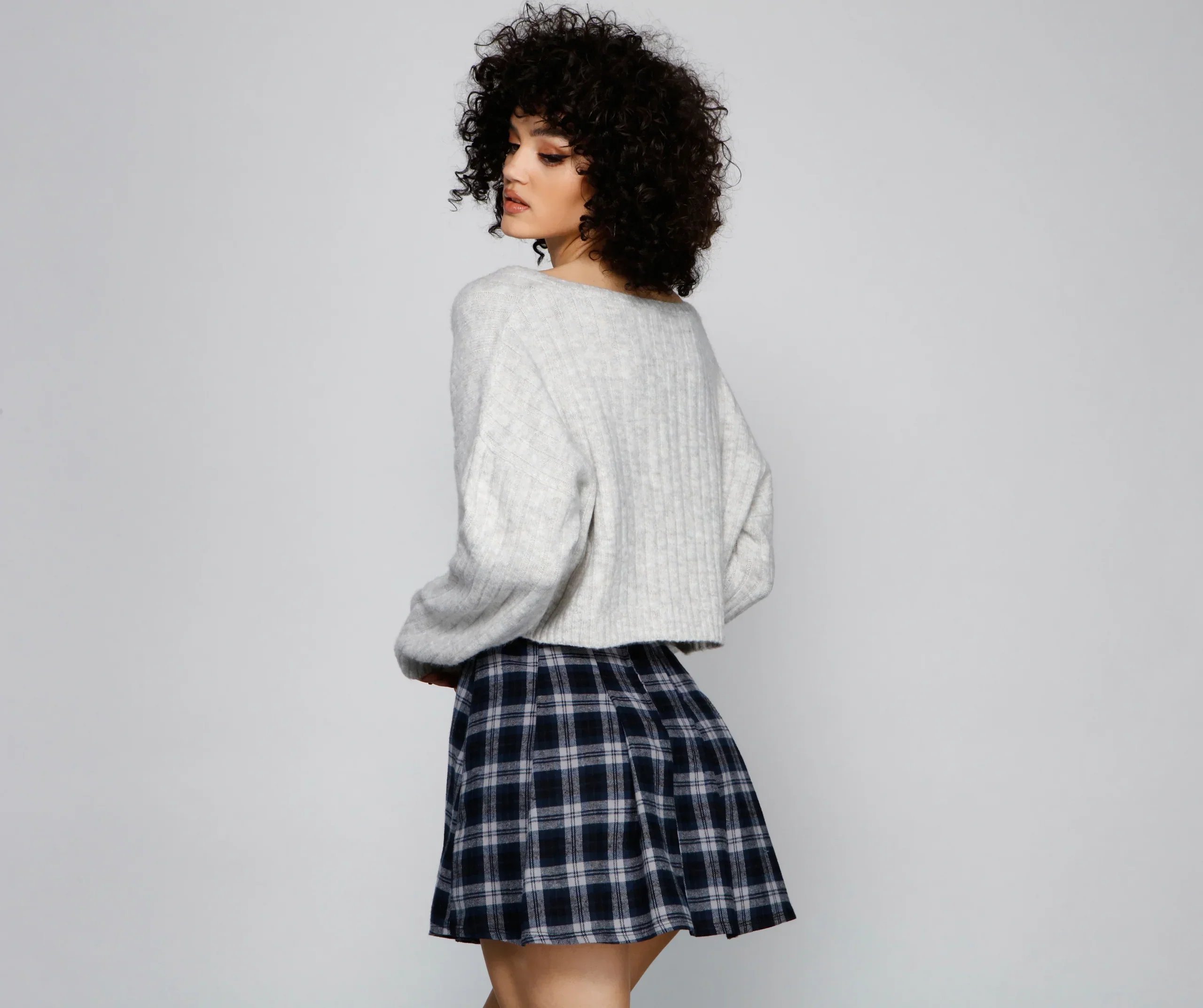 Casual Cutie Henley Crop Top