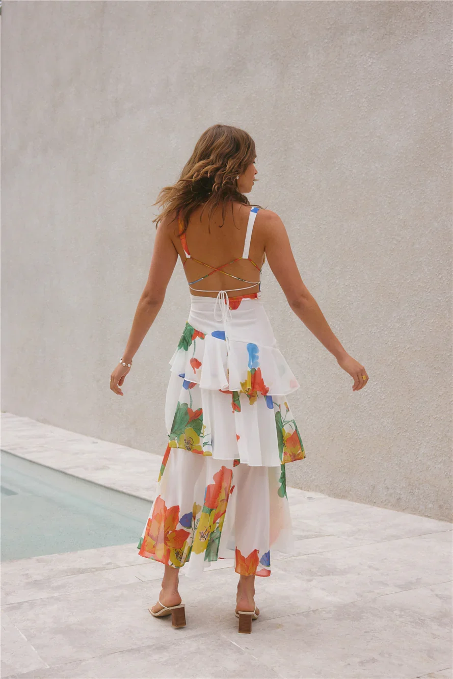 Floral Dreams Maxi Dress Multi