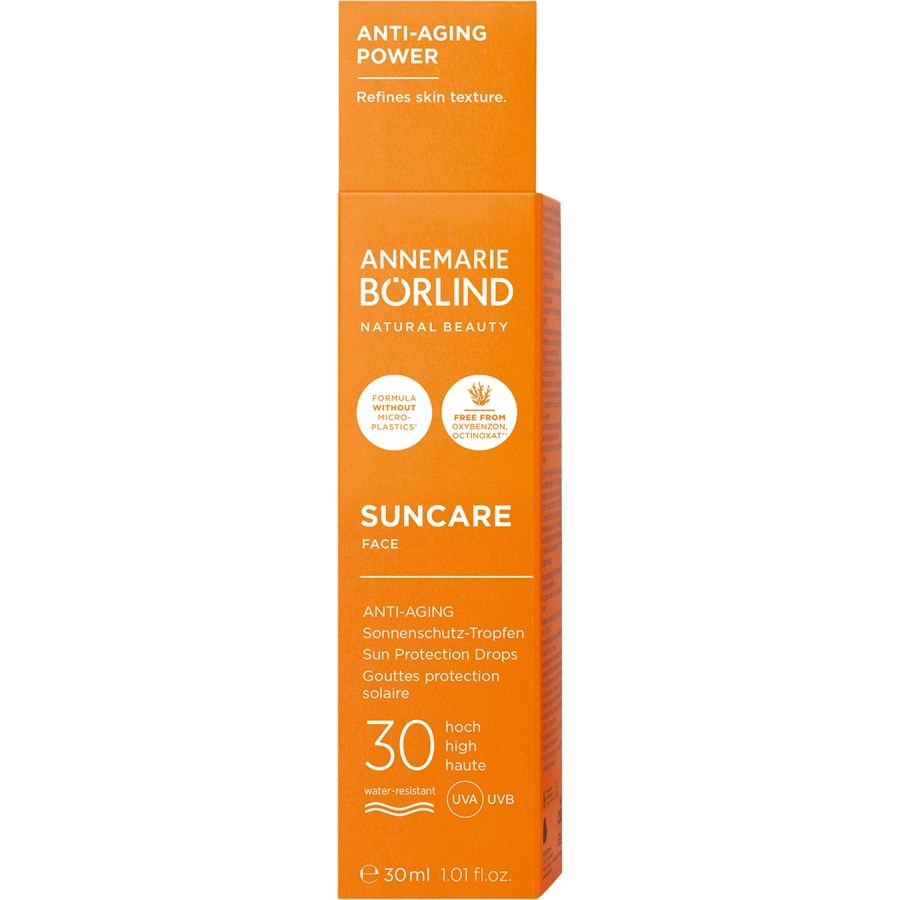 ANNEMARIE BÖRLIND Ochrona przeciwsłoneczna Przeciwstarzeniowe krople przeciwsłoneczne do twarzy SPF 30 TWARZ SŁONECZNA