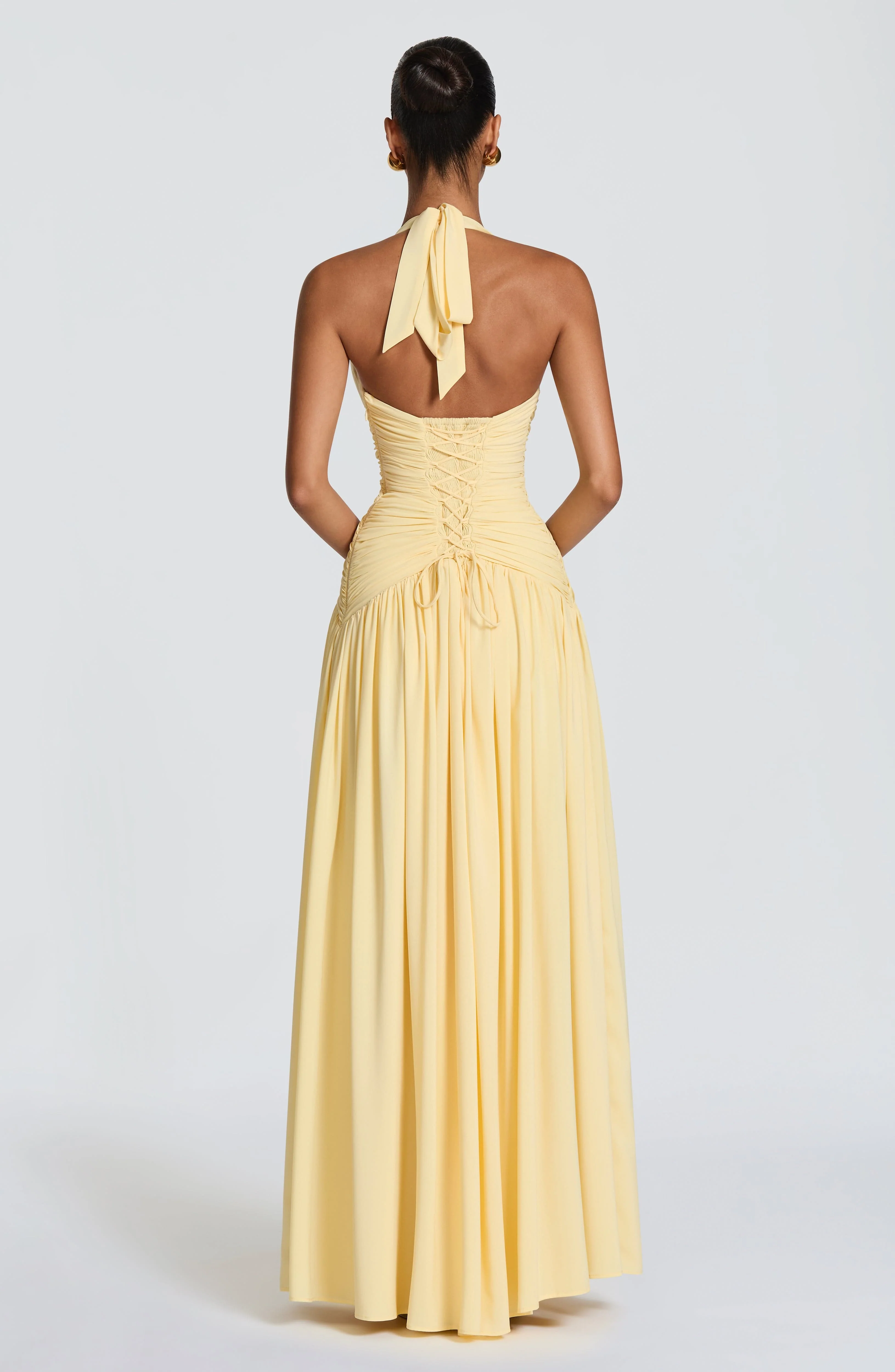Amaris Maxi Dress - Lemon