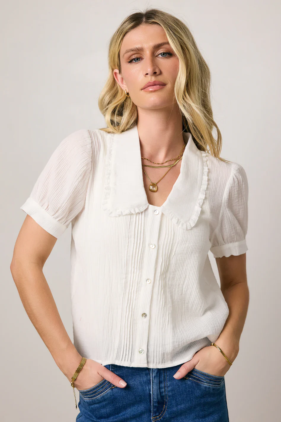 Kinley Sheer Blouse