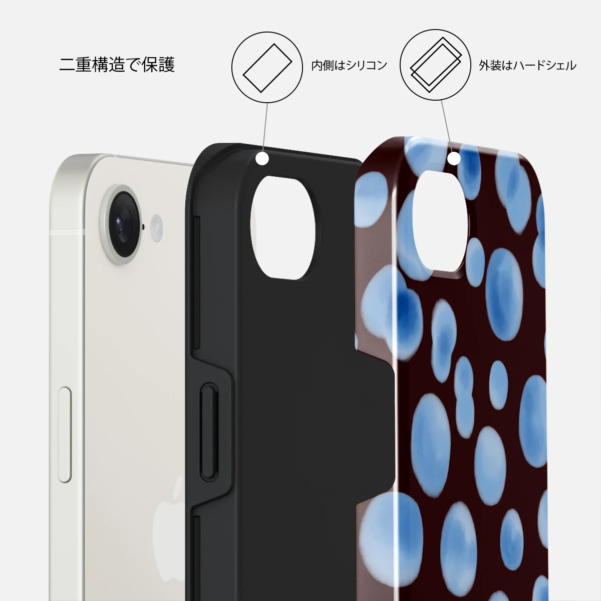 Bubble Bath - iPhone 16e ケース