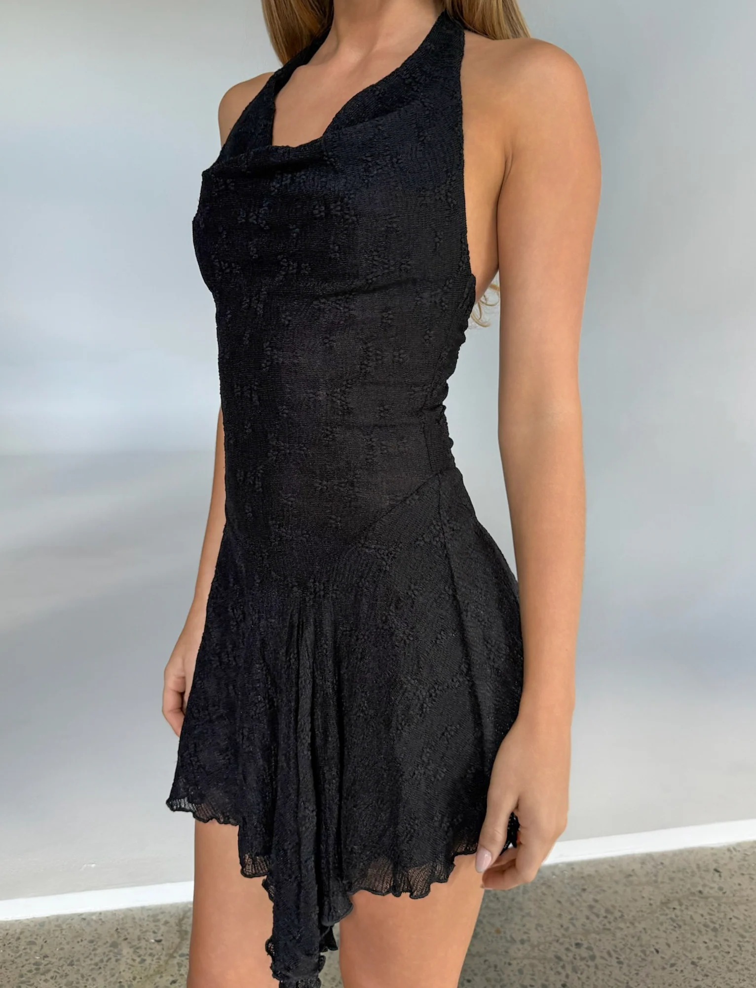 FIORELLA DRESS - BLACK LACE