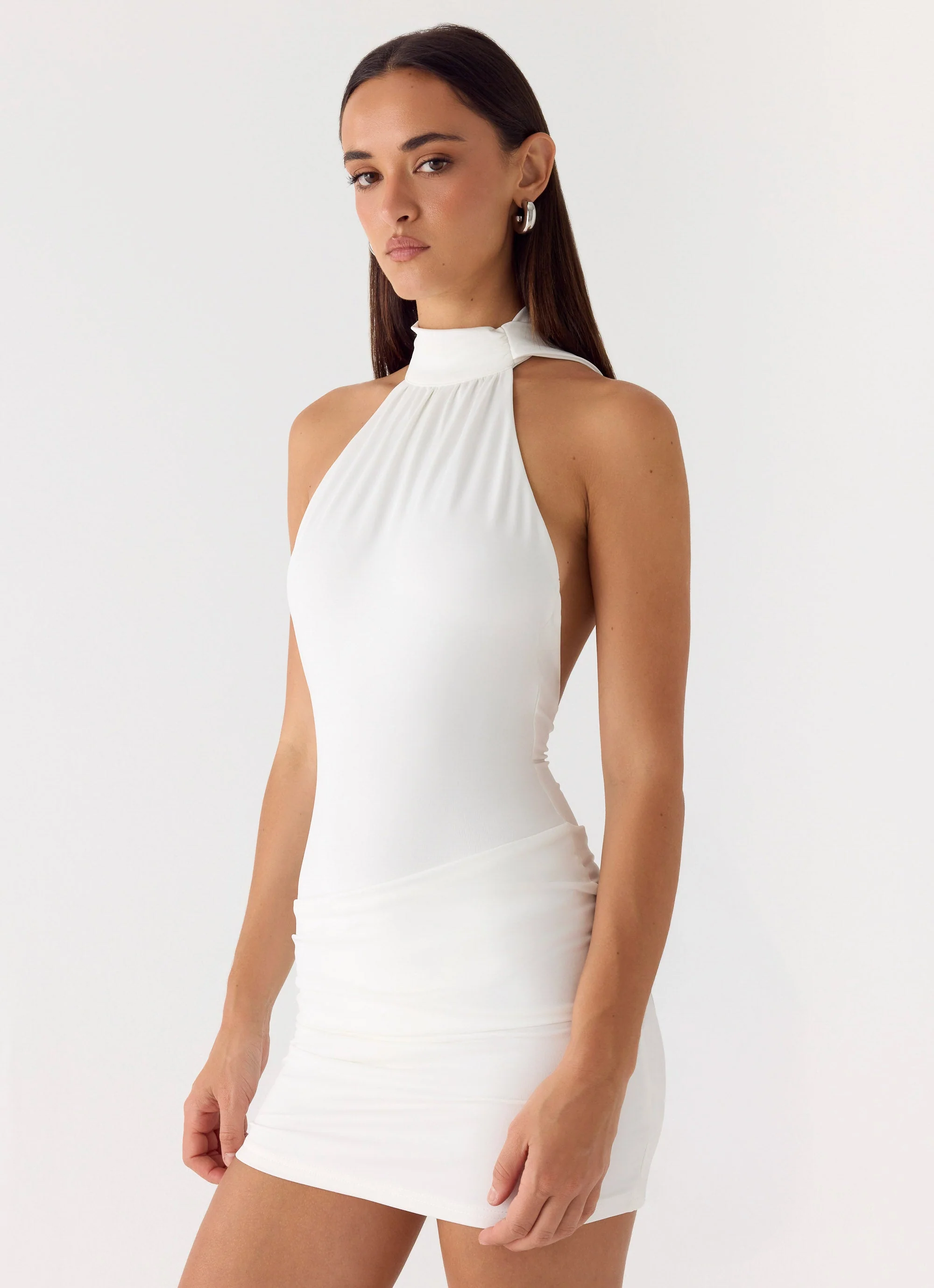 On My Way Mini Dress - White - luluinthesky