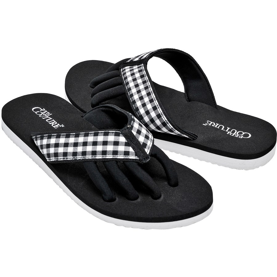 Pedi Couture Pediküre Sandalen Gingham Print