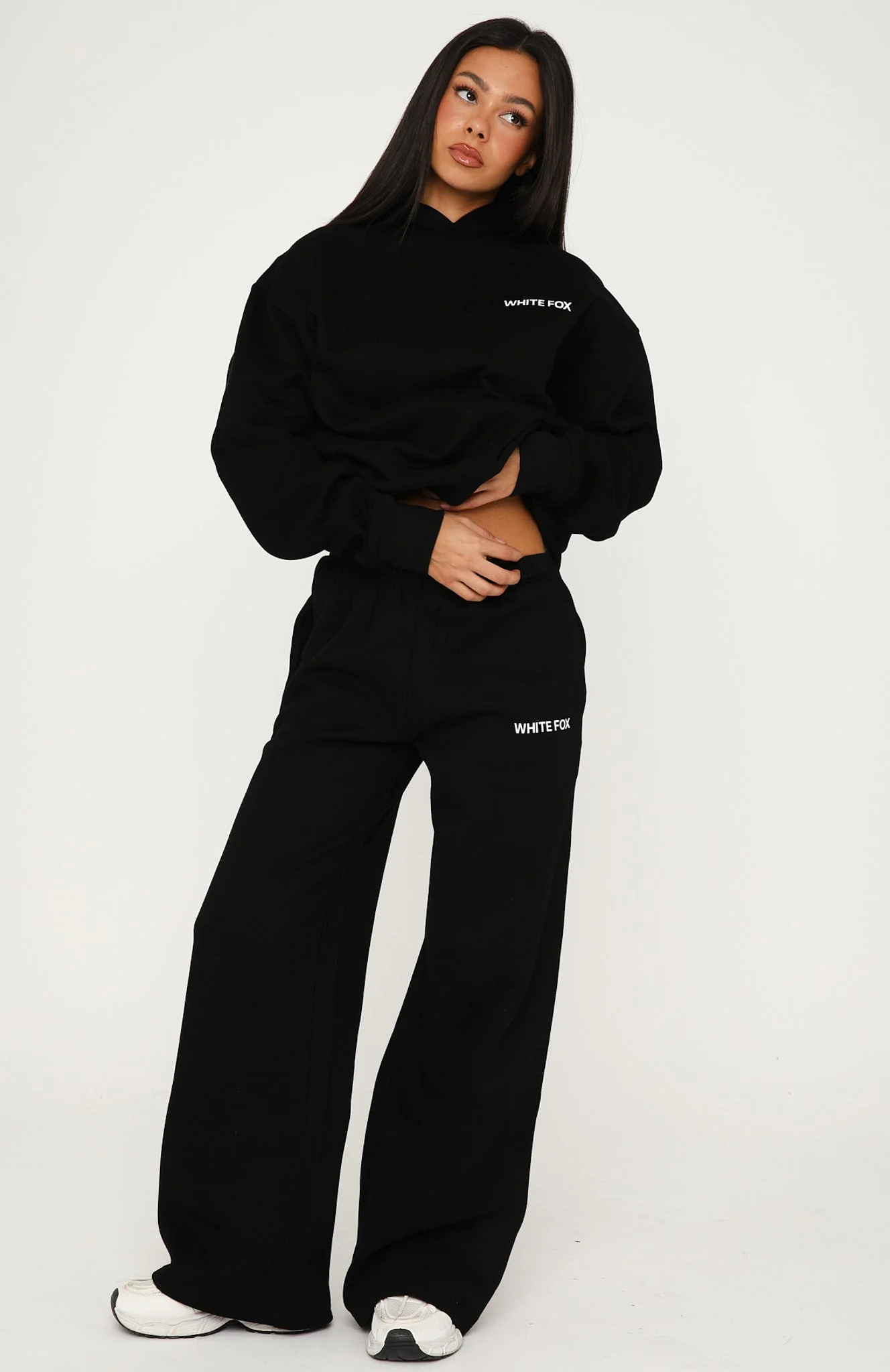 Core Classic Wide Leg Sweatpants Black