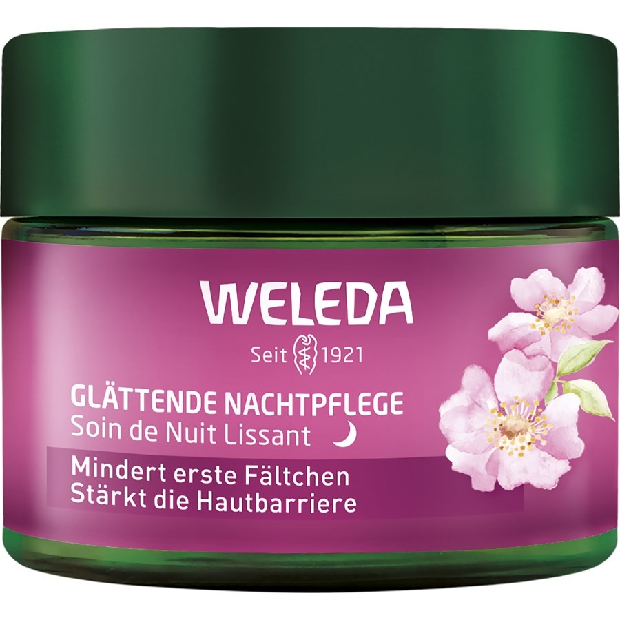 WELEDA Night Care Wygładzająca pielęgnacja na noc Dzika róża i biała herbata