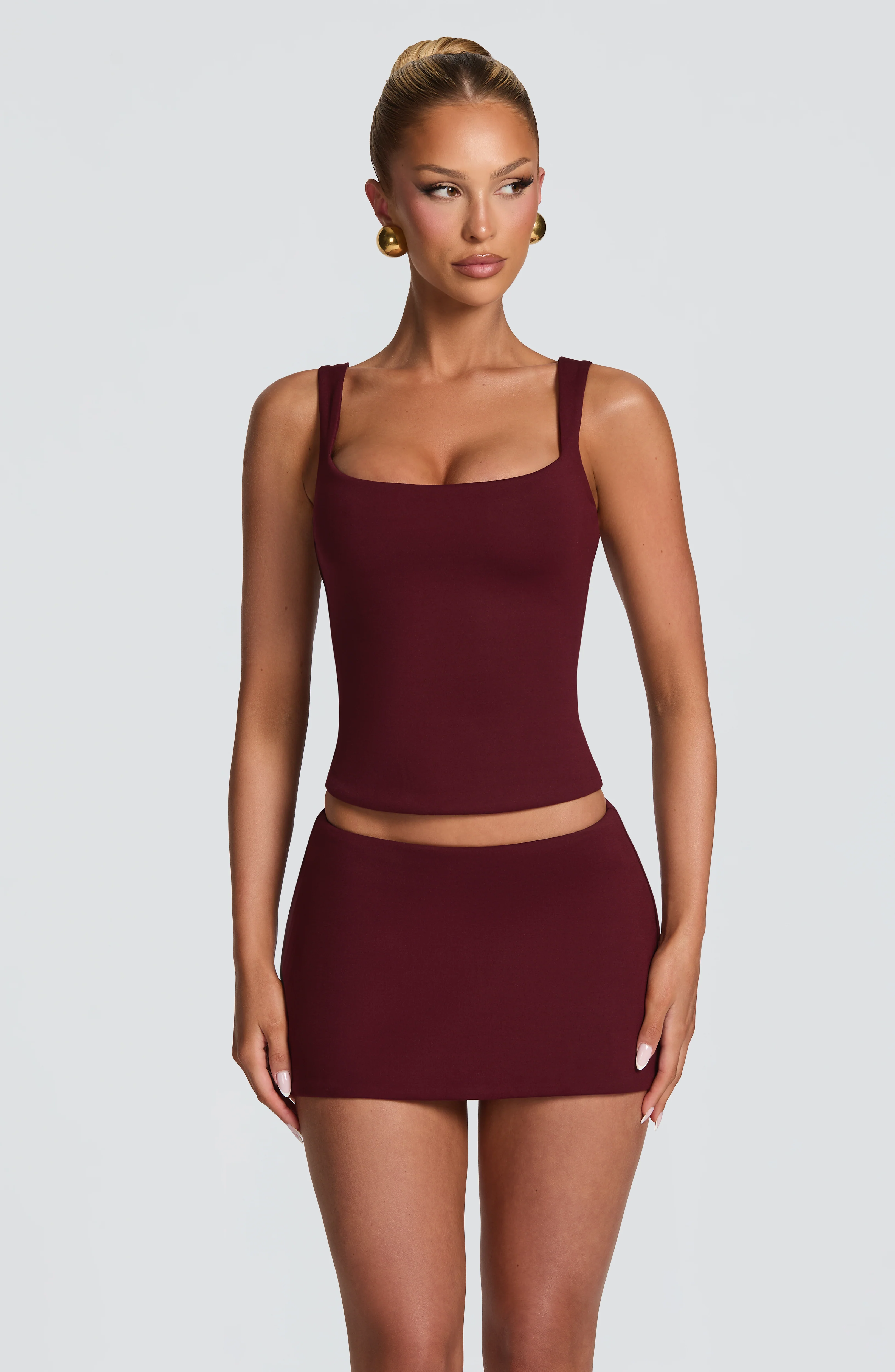 Bea Top - Cherry Lacquer