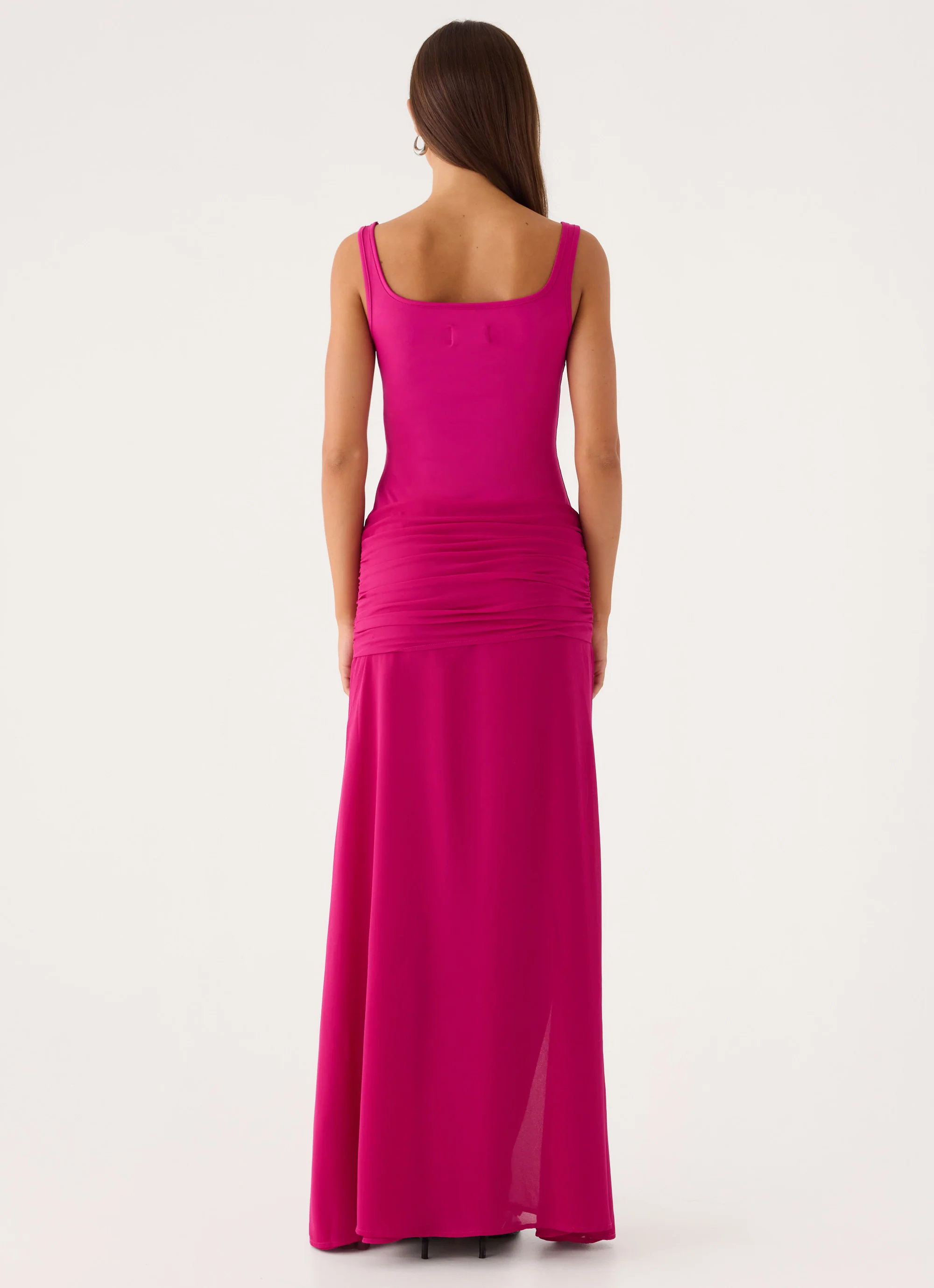 Satellite Maxi Dress - Deep Red