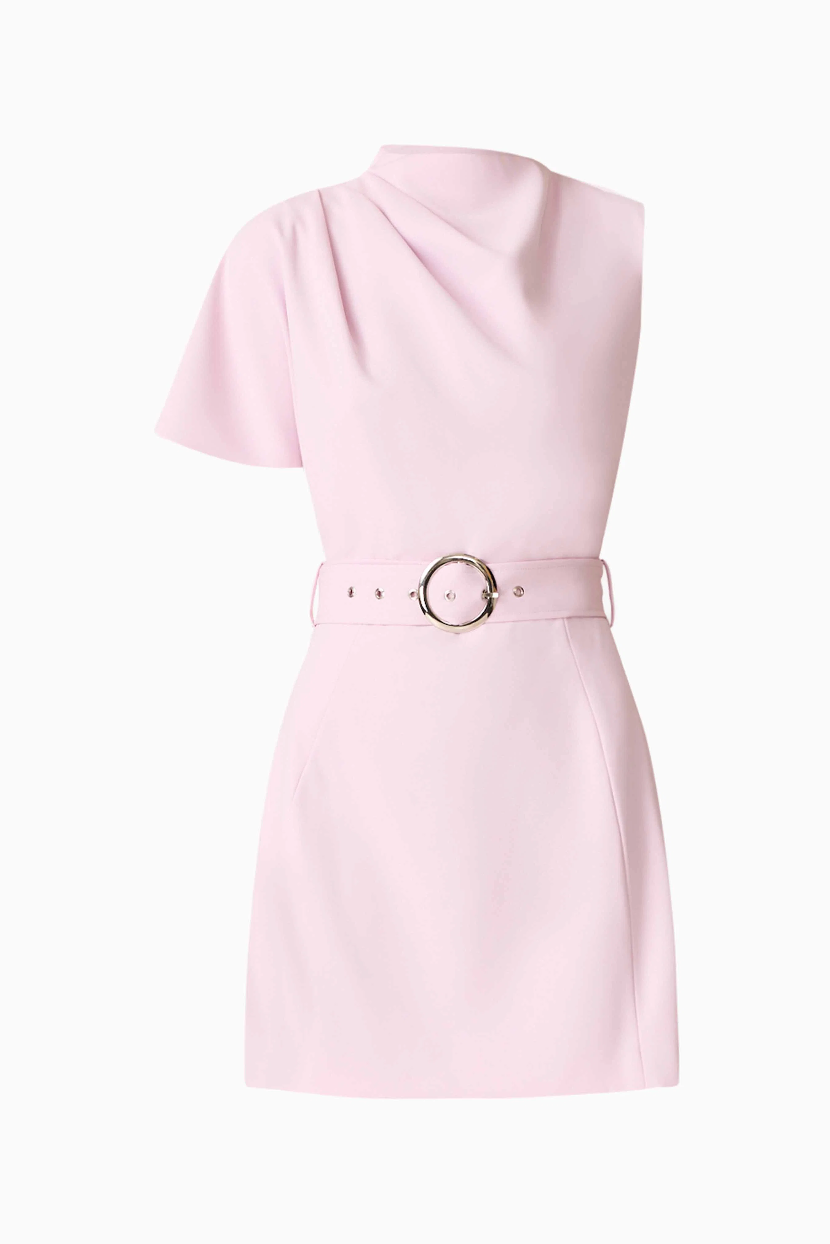 CURAAE Celie Mini Dress in Blush Pink