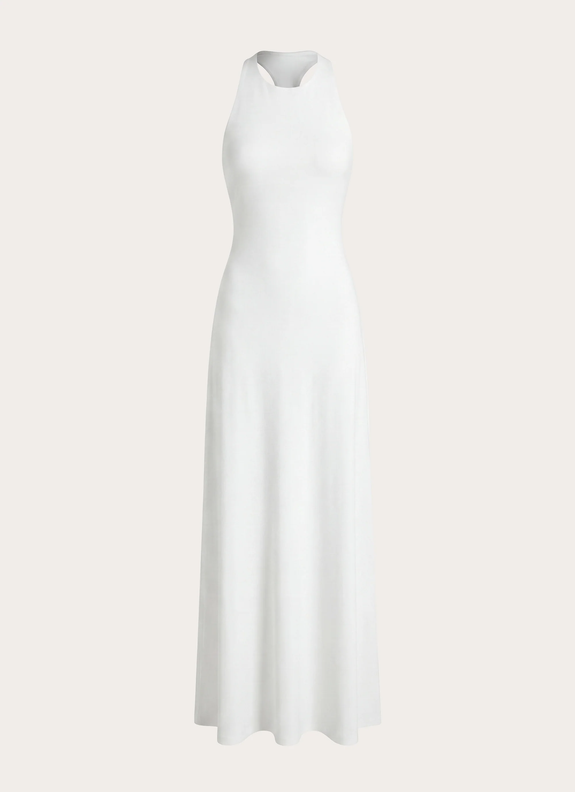 Elliah Cut Out Back Maxi Dress - White - luluinthesky