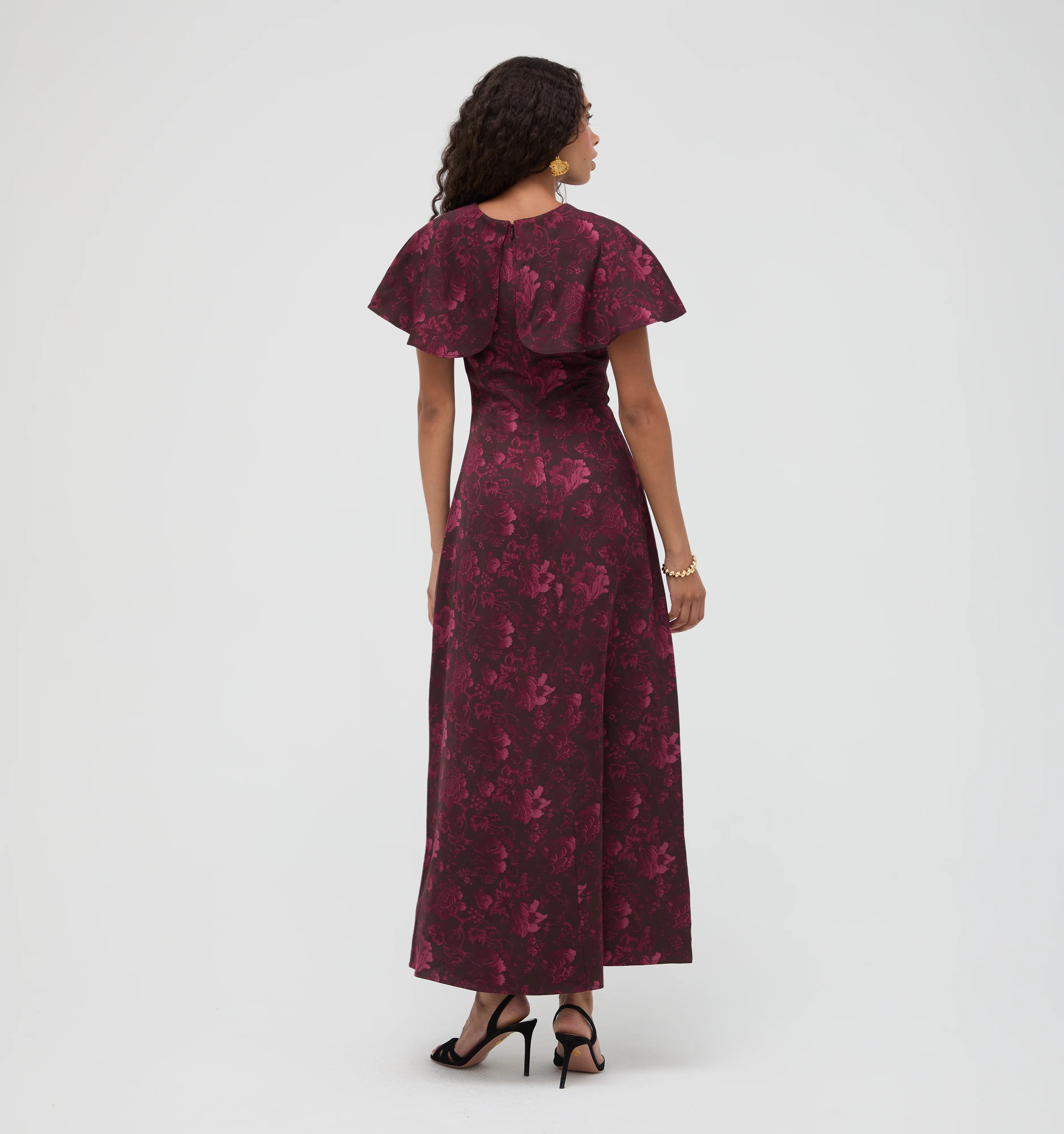 The Davina Dress - Annabelle Botanica Burgundy