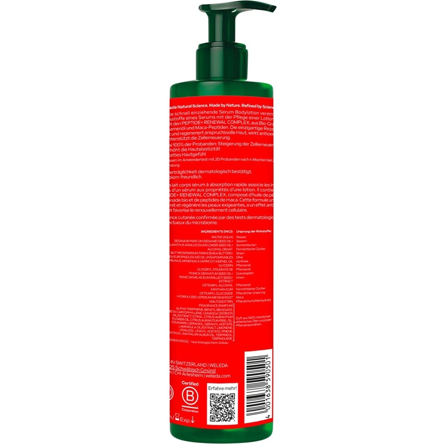WELEDA Lotions Ujędrniające serum do ciała z granatem
