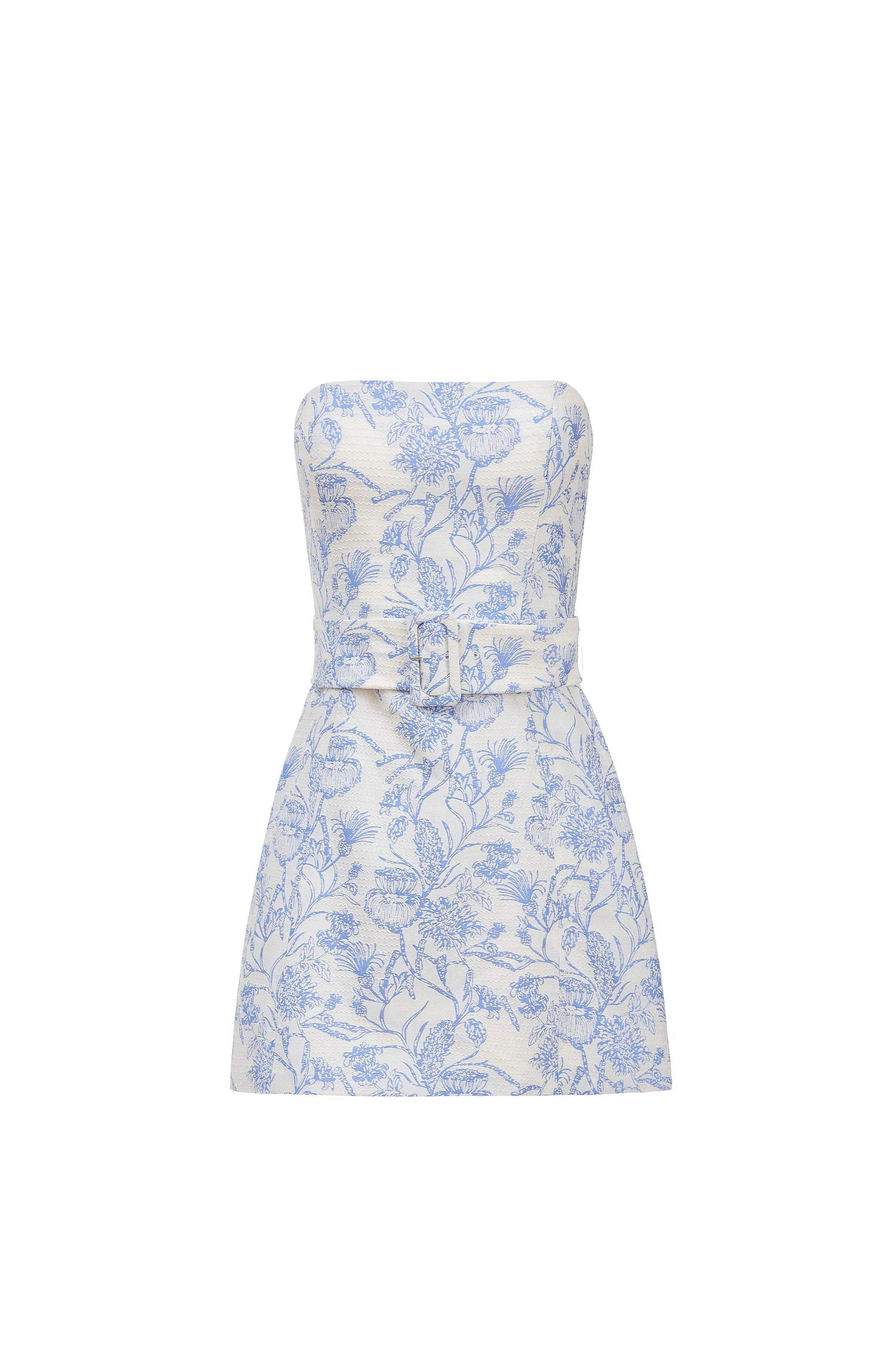 Fae Dress in Toile Brocade