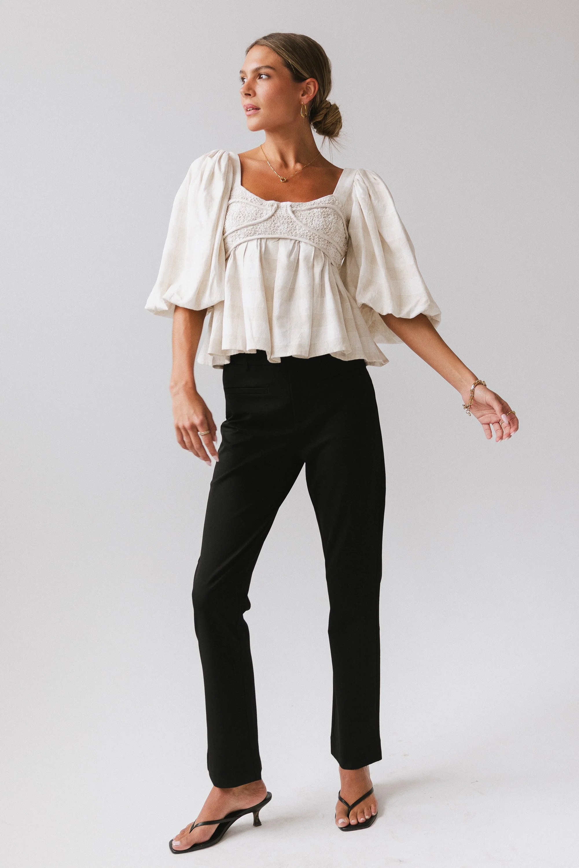 Finley Gingham Blouse